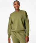 Essentials Sweatshirt, Fern Green | Sweaty Betty