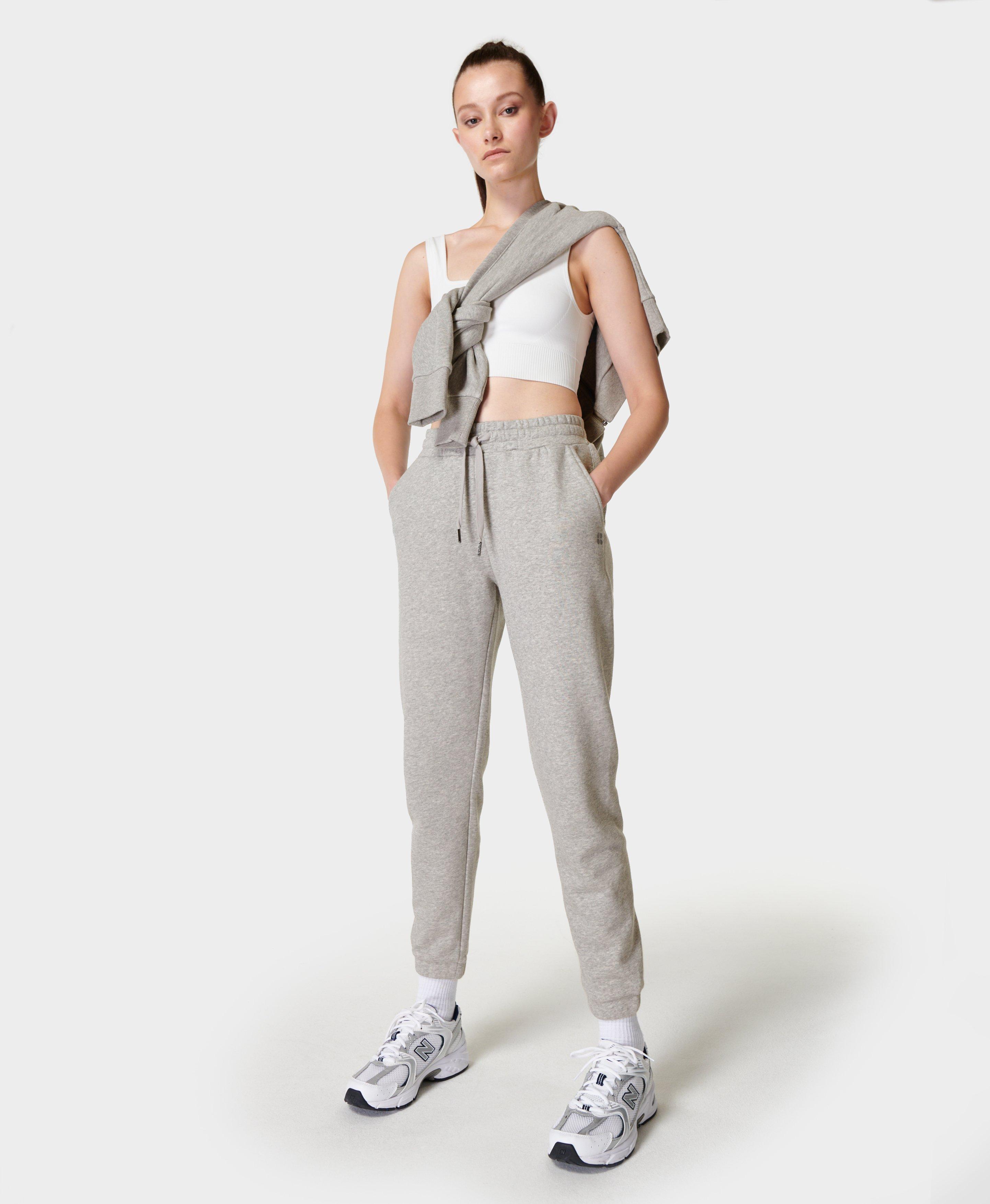 basic grey joggers