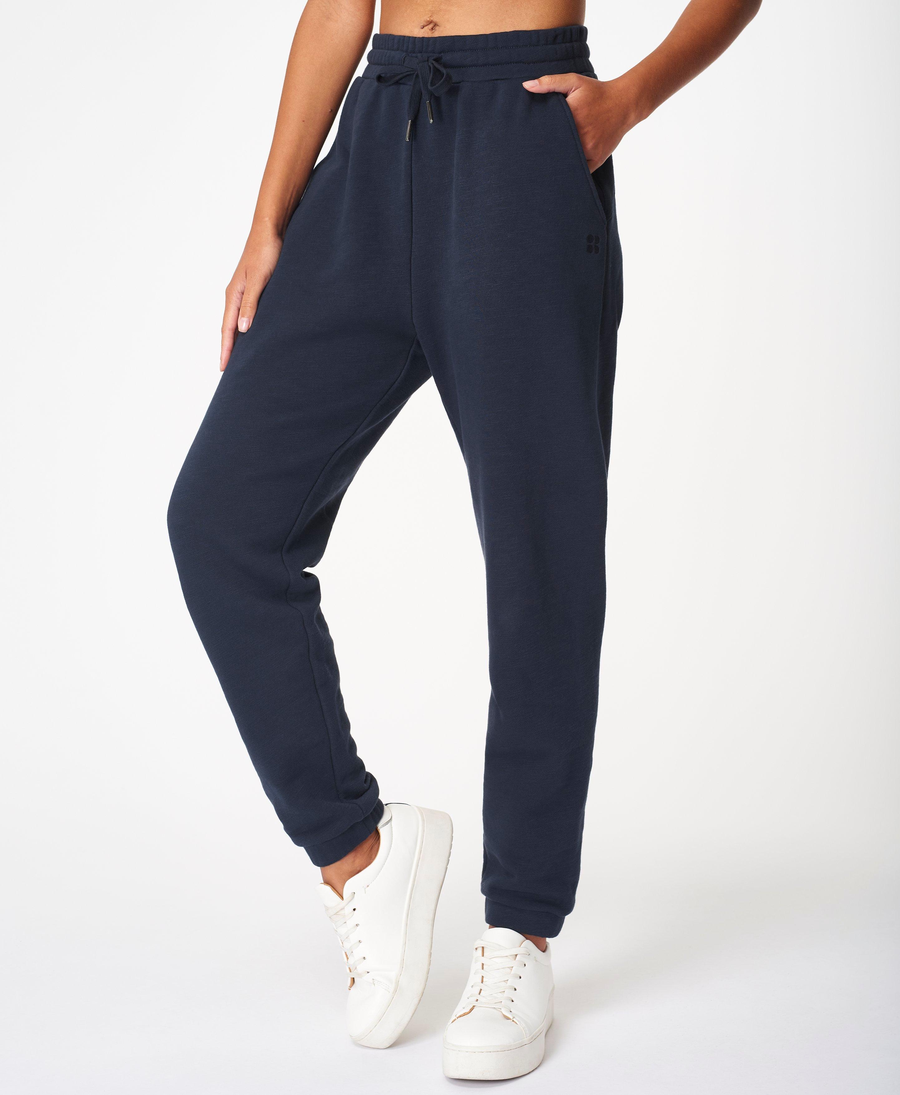 navy blue joggers womens