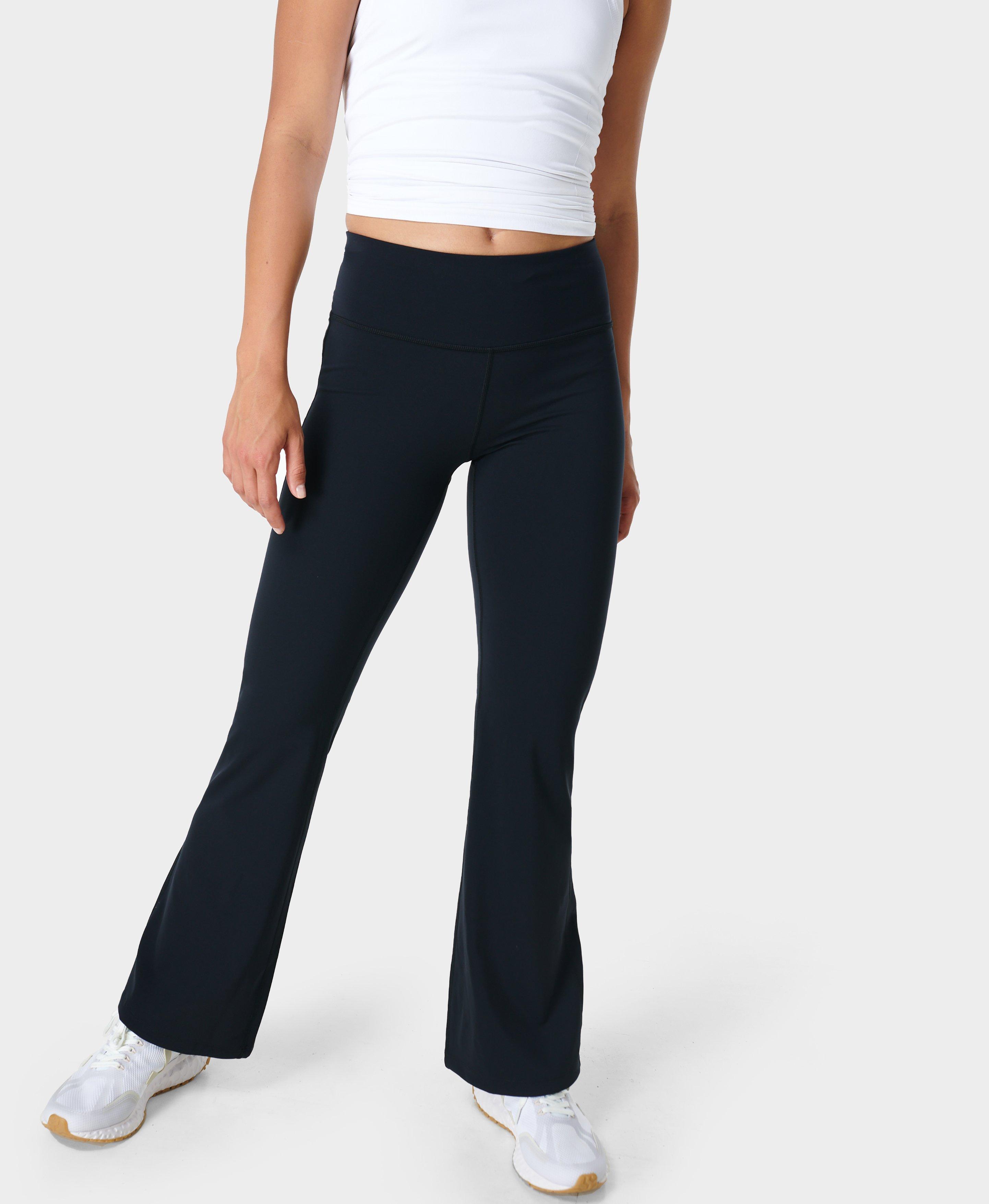 Power Kick Flare Gym Trousers - black | Women's Trousers  Yoga Pants |  www.sweatybetty.com