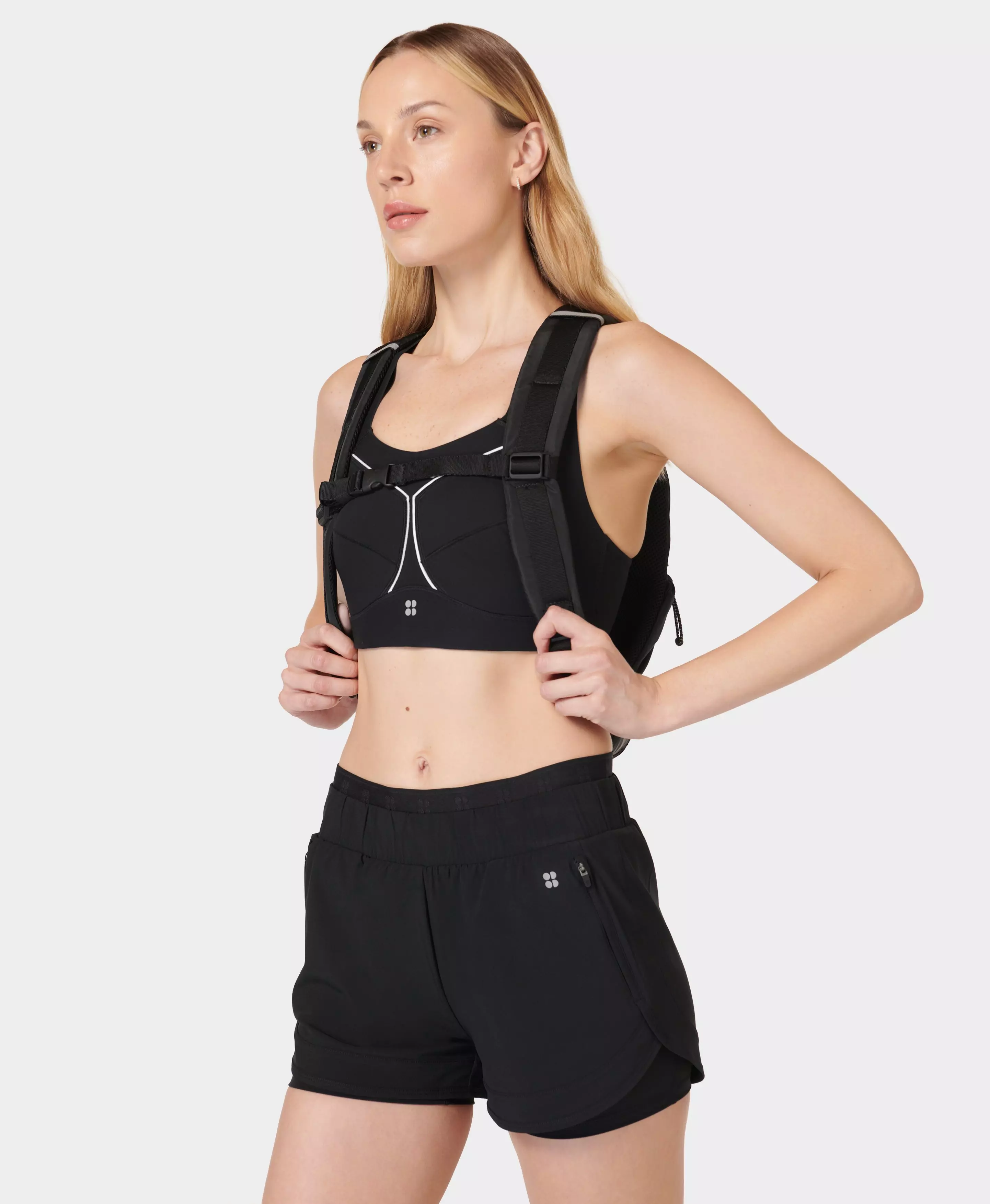 On Your Marks 4” Running Shorts - black