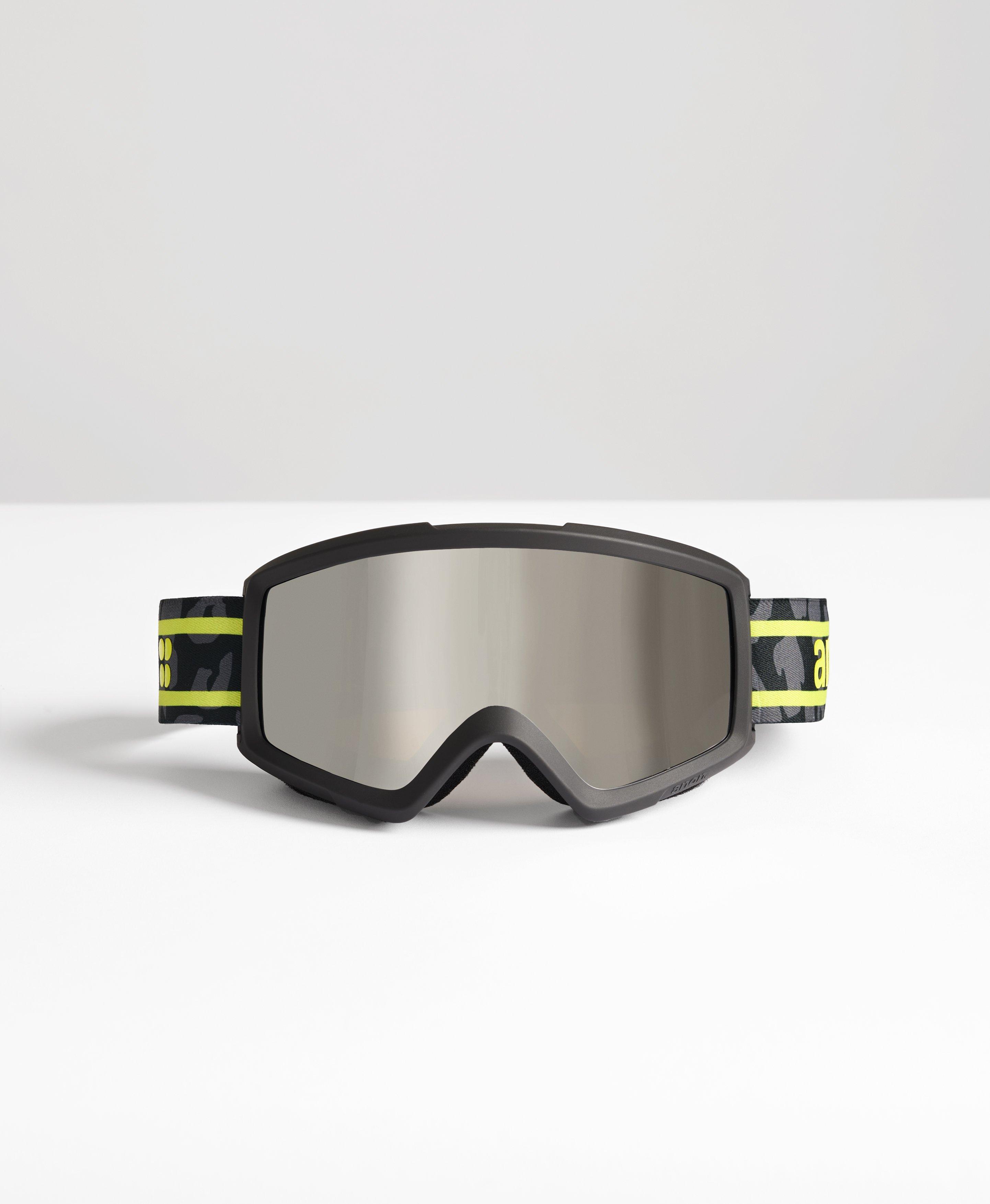 leopard ski goggles