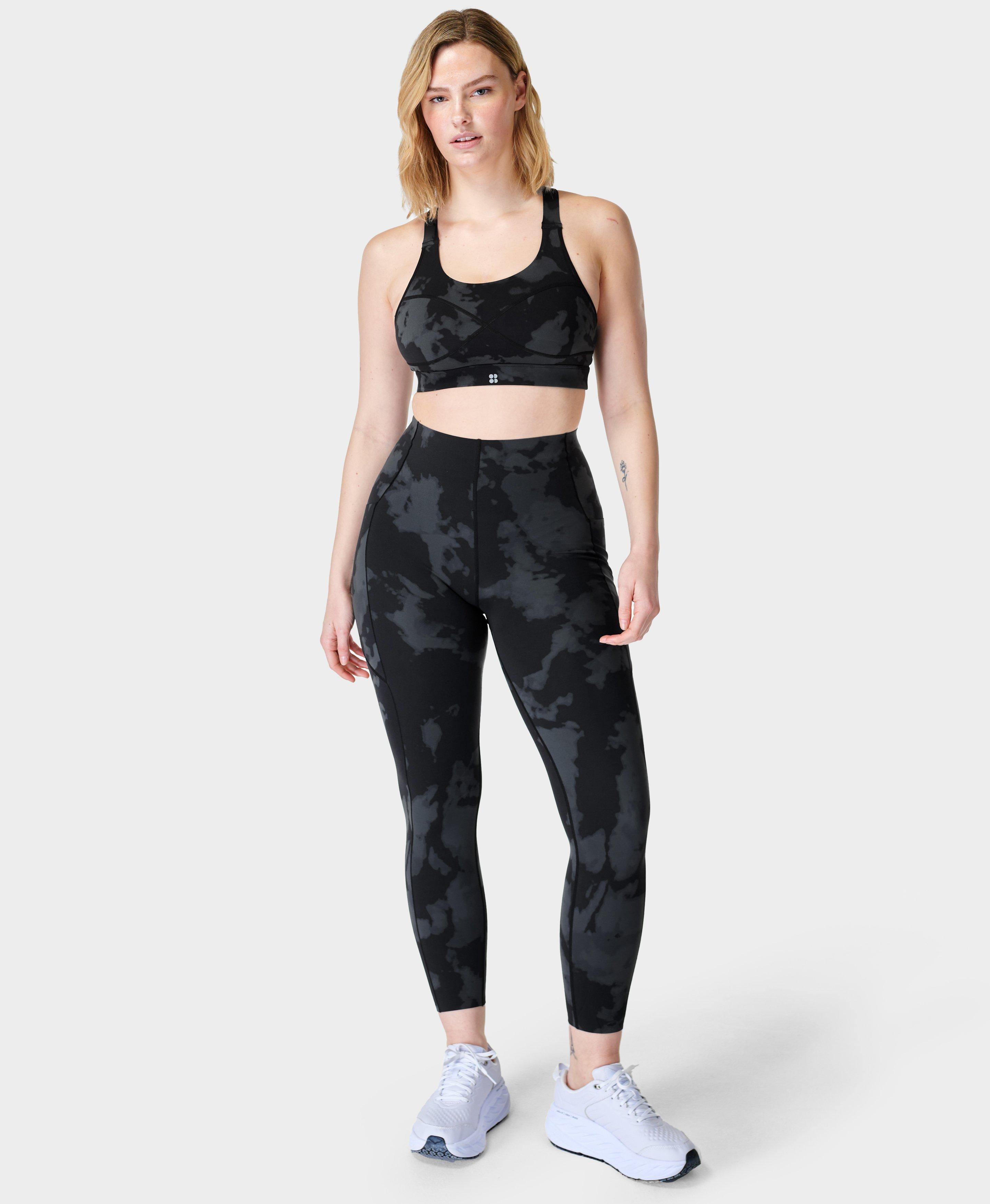 Sweaty Betty Black Camo Leggings