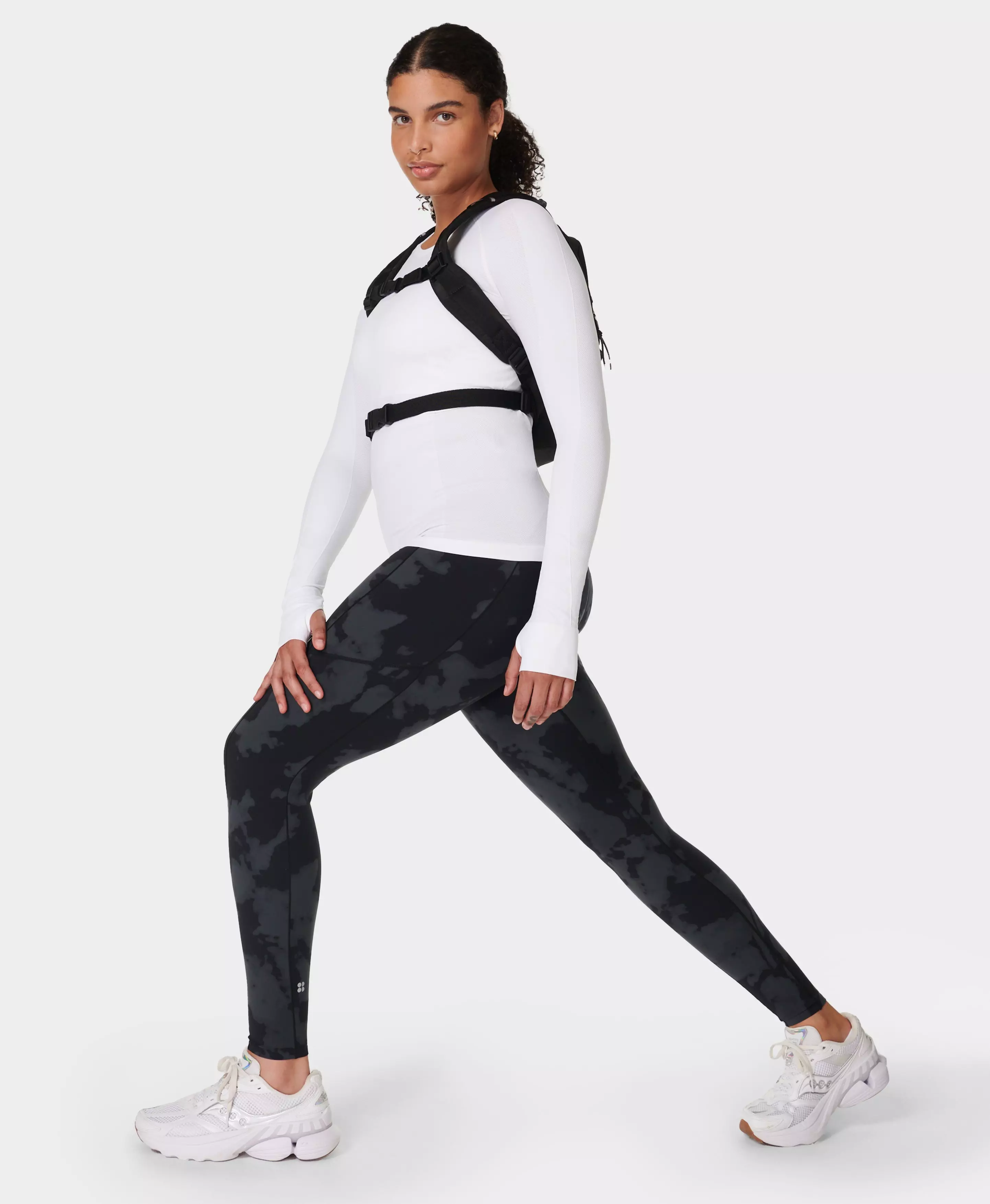 Sweaty Betty Power UltraSculpt High Waisted 7/8 Gym Leggings, Trek