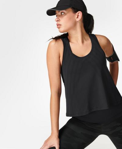 Energy Two In One Gym Vest , Black | Sweaty Betty
