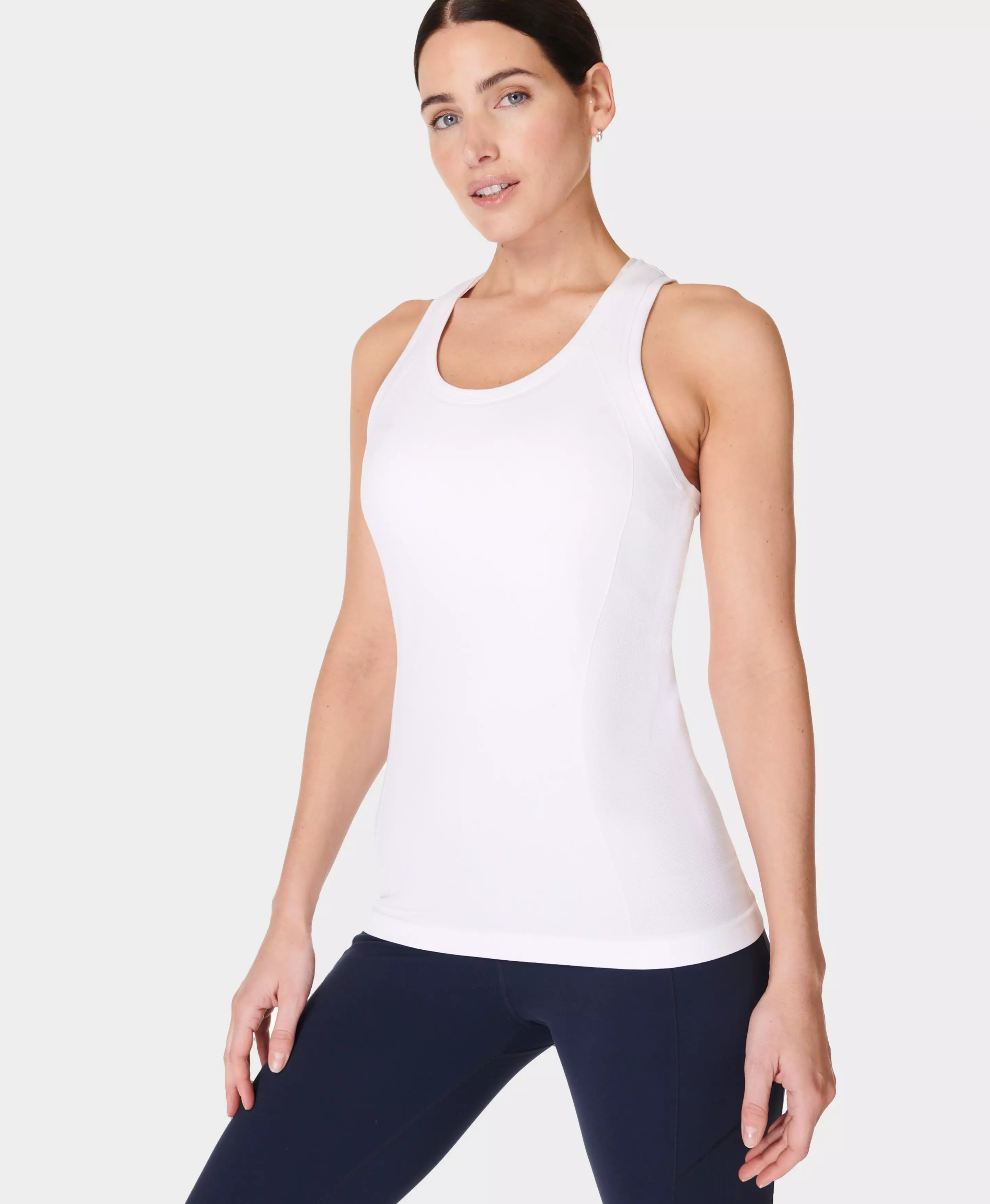 Over instelling ketting Continent Athlete Seamless Workout Tank - white | Women's Tanks | www.sweatybetty.com