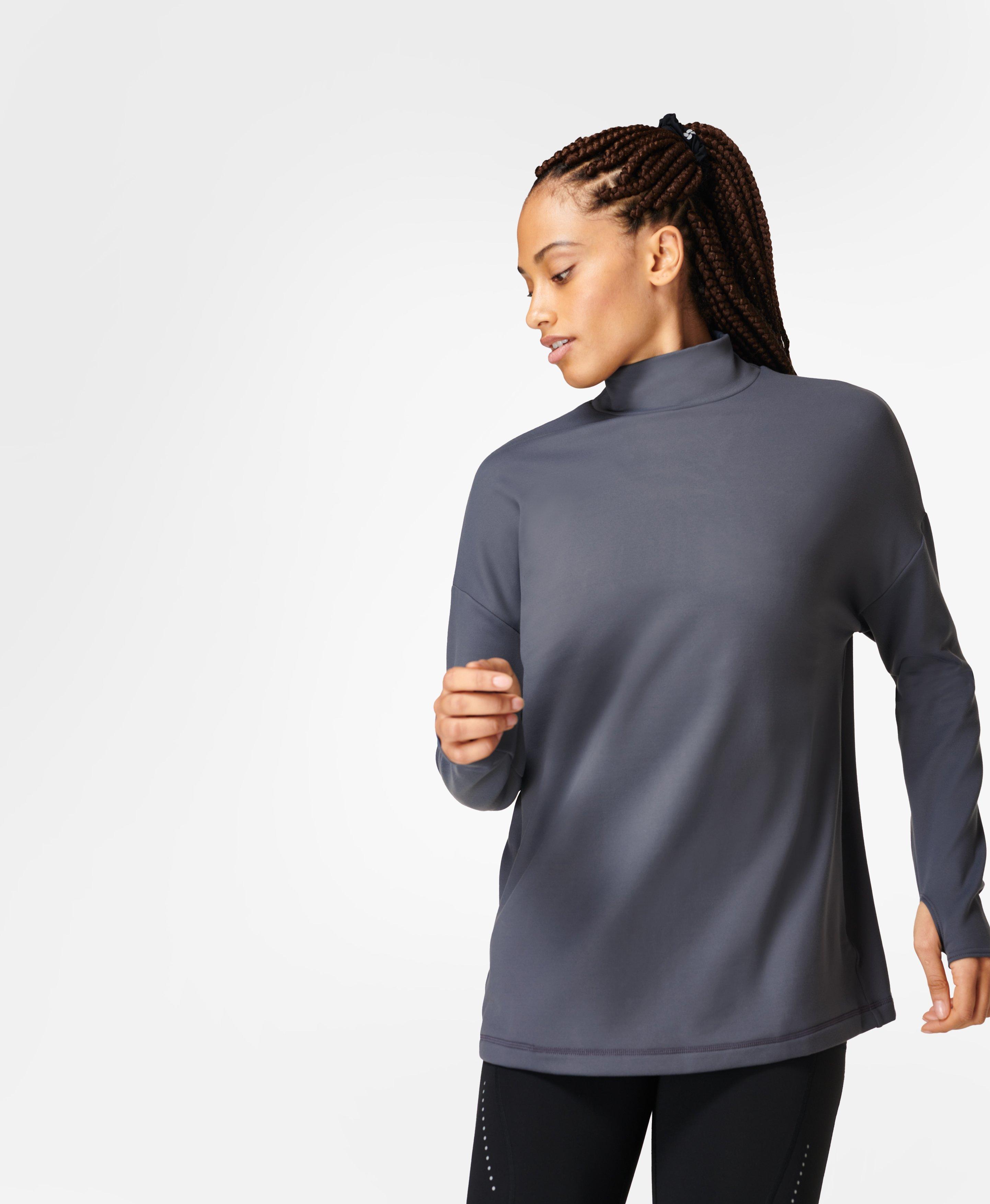 sweaty betty funnel neck sweatshirt