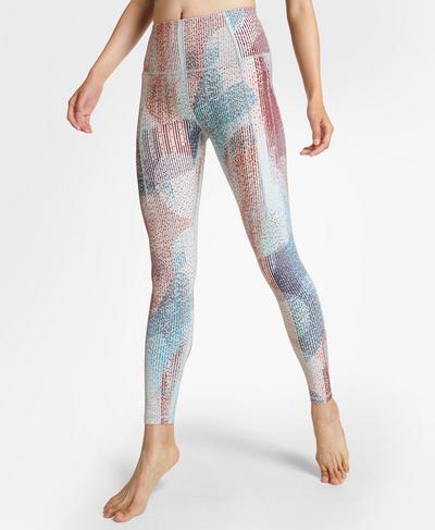 Super Soft Yoga Leggings, Blue City Print | Sweaty Betty