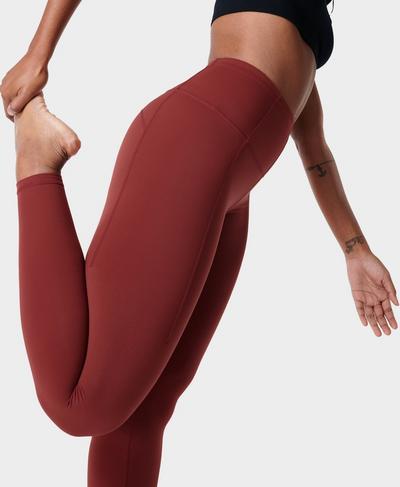 Superweiche Yoga Leggings, Falu Red | Sweaty Betty