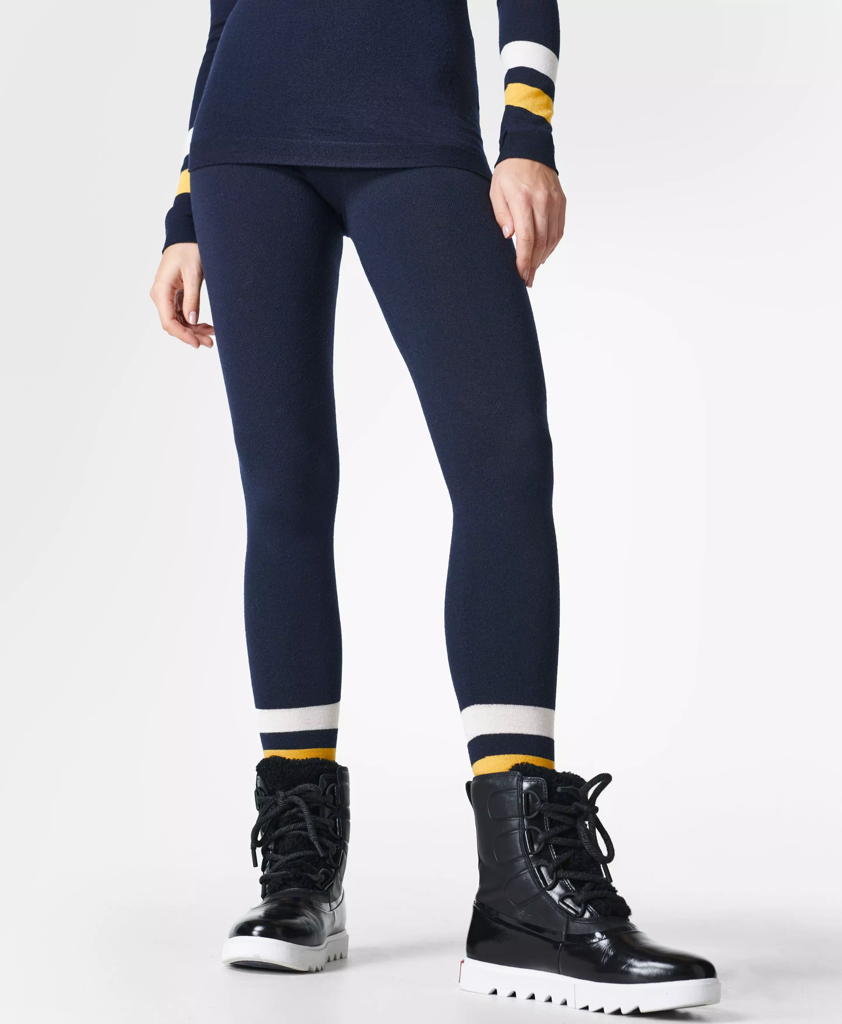 Betty Ski Merino Base Layer Leggings Navyblue Women S Leggings Www Sweatybetty Com