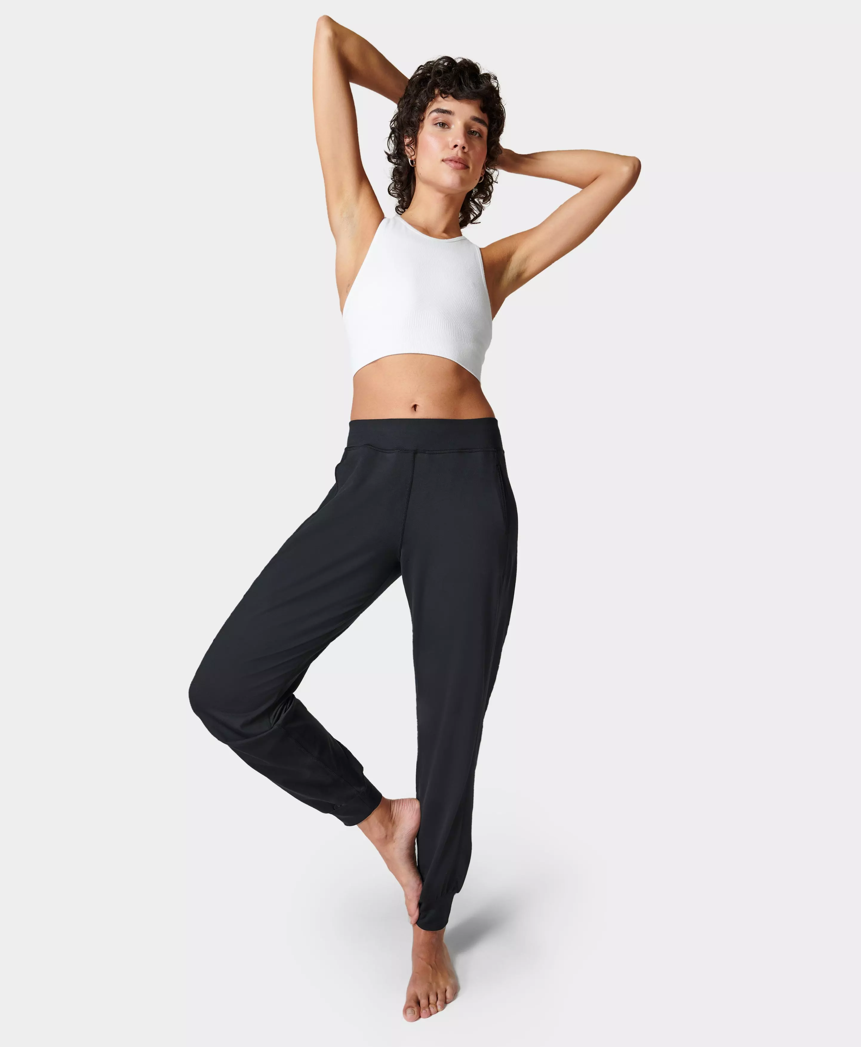 Sweaty Betty GARY YOGA TROUSERS - Tracksuit bottoms - black 