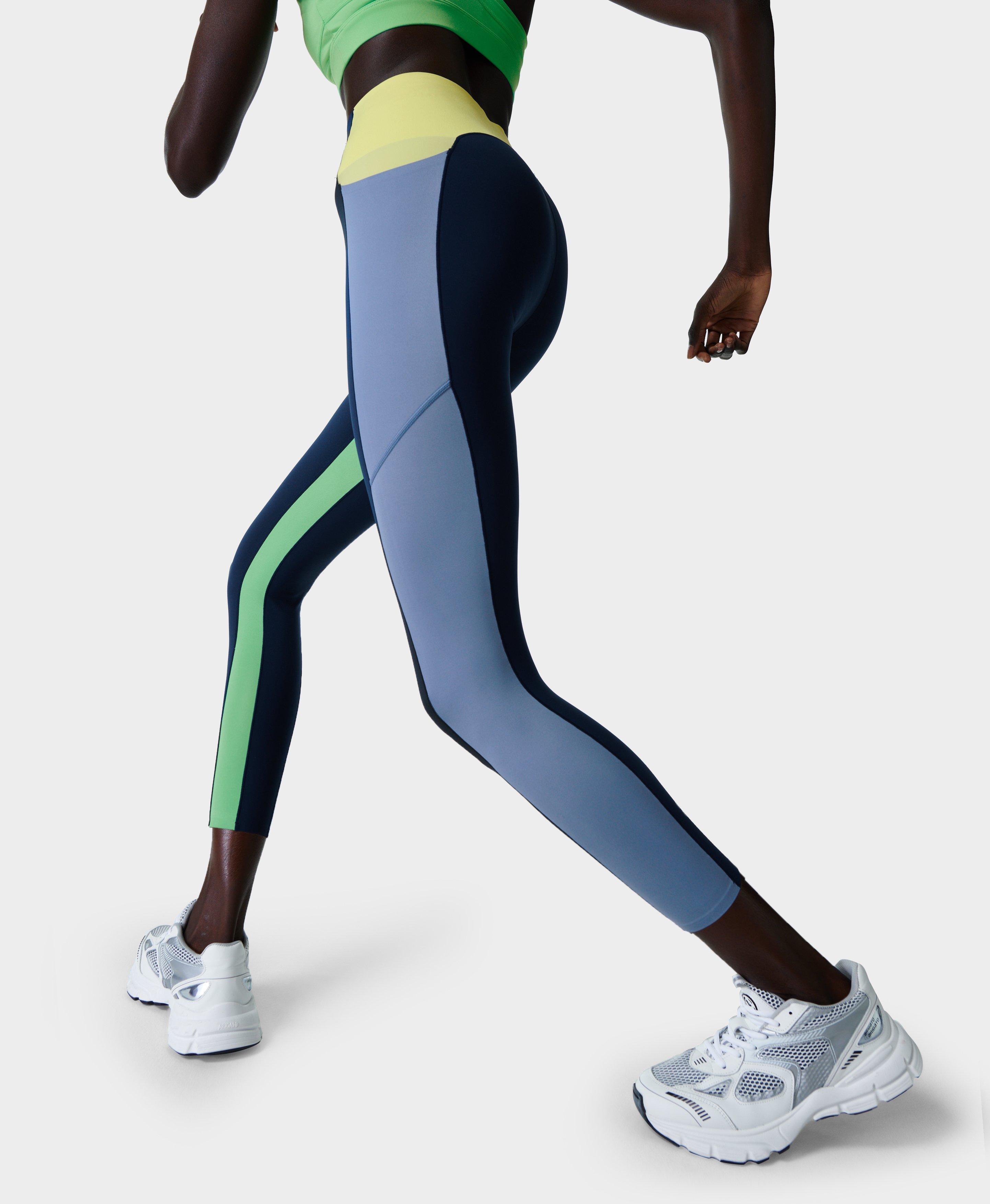 Blue Active Leggings