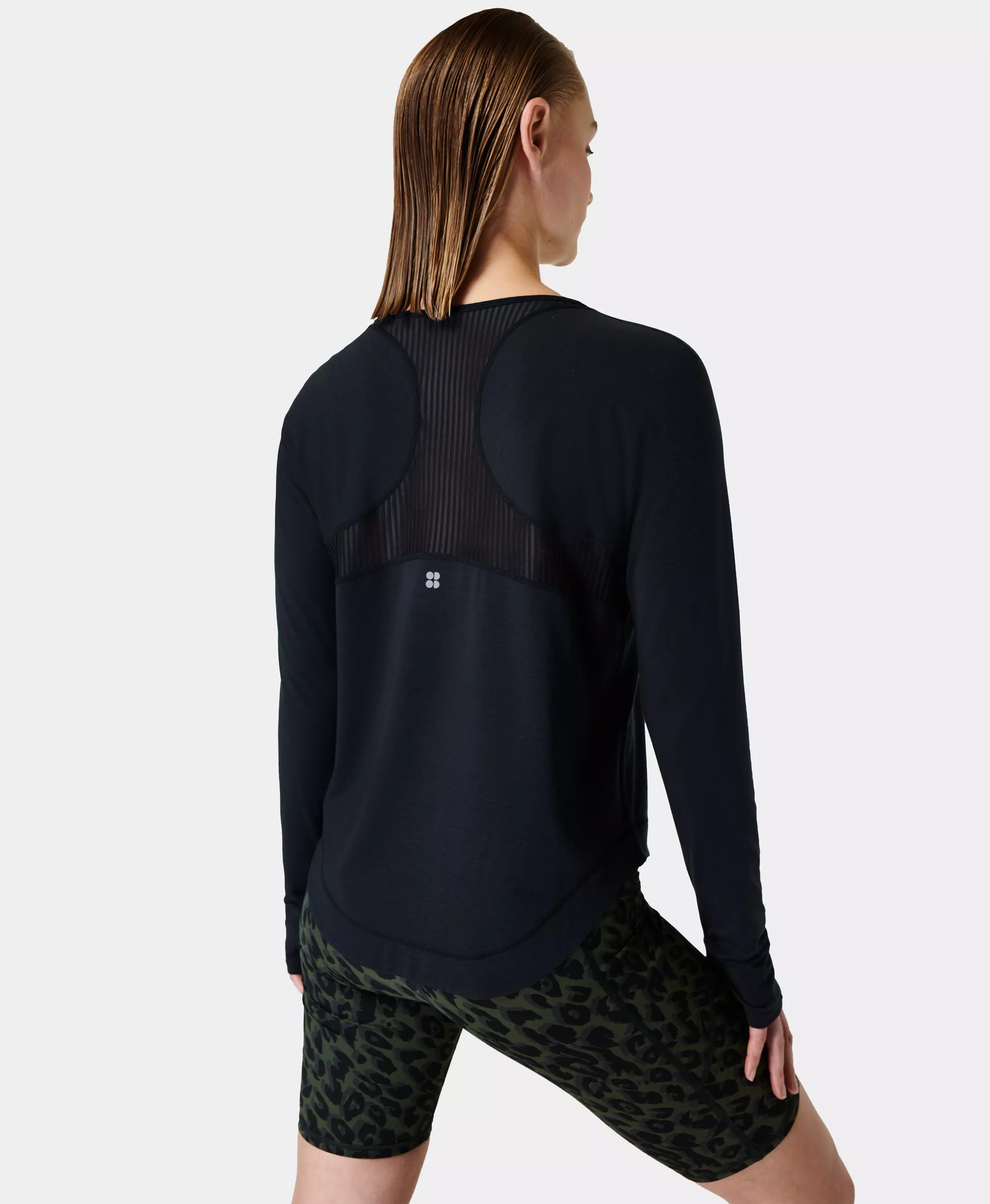 Breathe Easy Long Sleeve Top - black