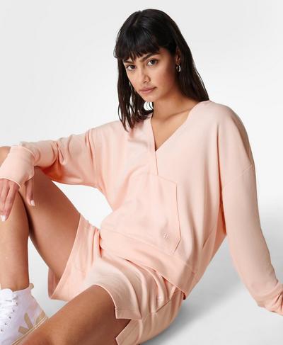 After Class Relaxed Hoody, Sorbet Pink | Sweaty Betty