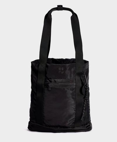 Convertible Tote Bag , Black | Sweaty Betty