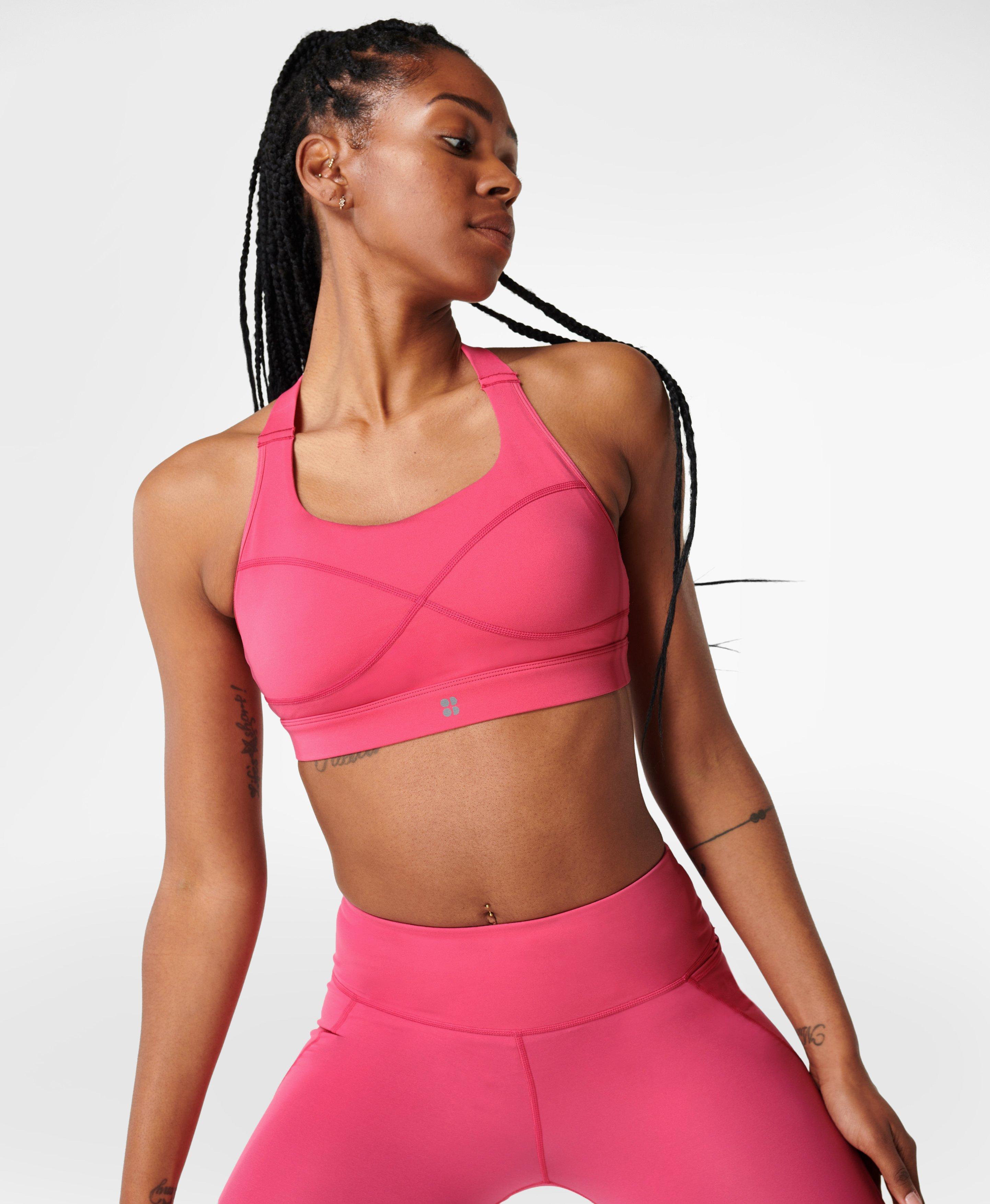 pink ombre sports bra