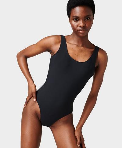 Tidal Xtra Life Swimsuit, Black A | Sweaty Betty