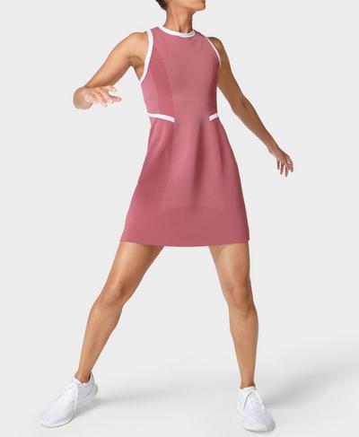 Interval Seamless Gym Dress, Adventure Pink | Sweaty Betty