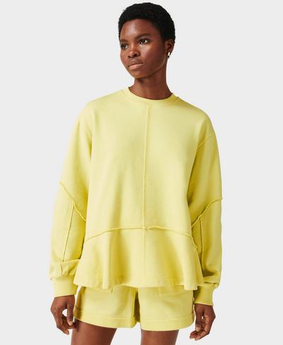 Revive Sweatshirt, Waterlily Yellow | Sweaty Betty