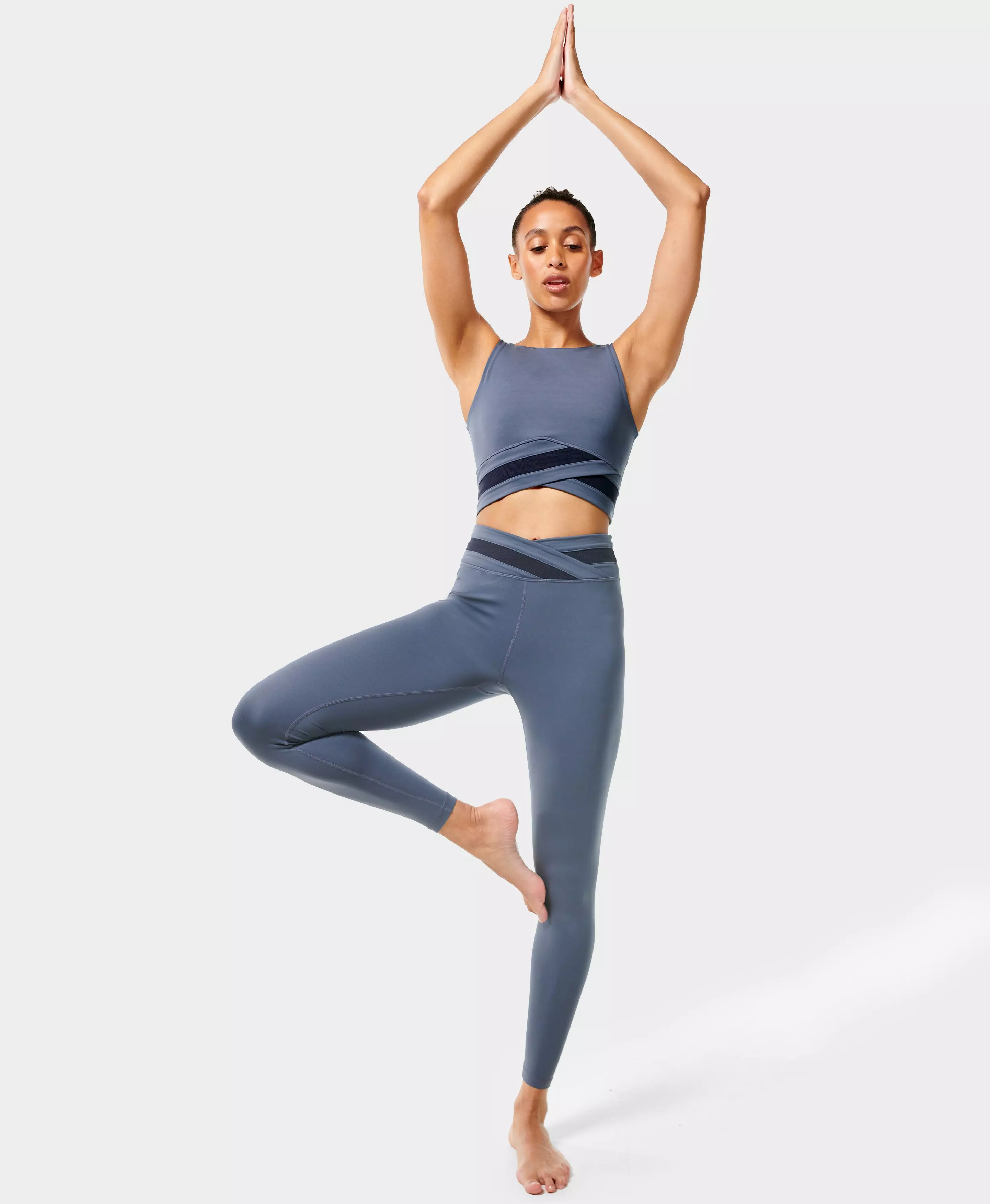 S - XL Seamless Yoga Suits Asymmetric Bra Leggings Crop Tops Gym