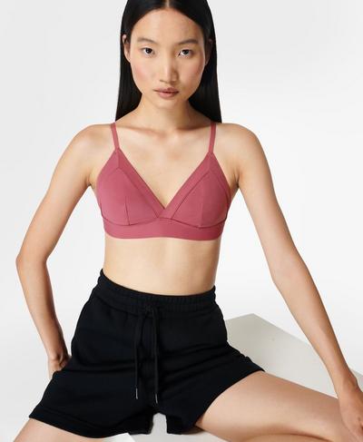 Barely There Triangle Bralette, Adventure Pink | Sweaty Betty