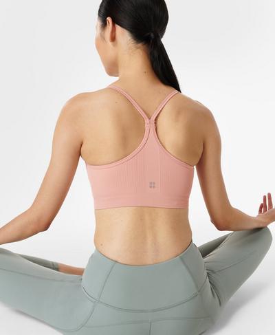 Restore Seamless Yoga Bra, Bloom Pink | Sweaty Betty