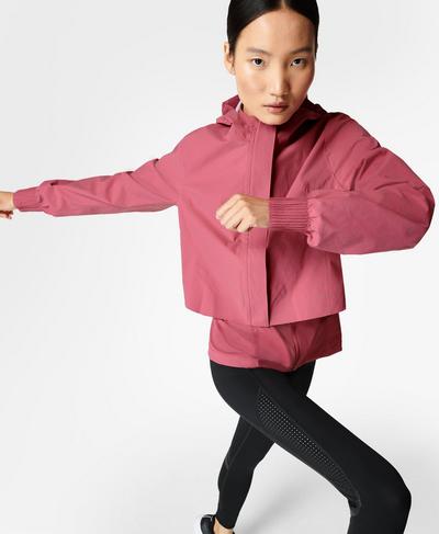 On The Run 3 in 1 Reflective Jacket, Adventure Pink | Sweaty Betty