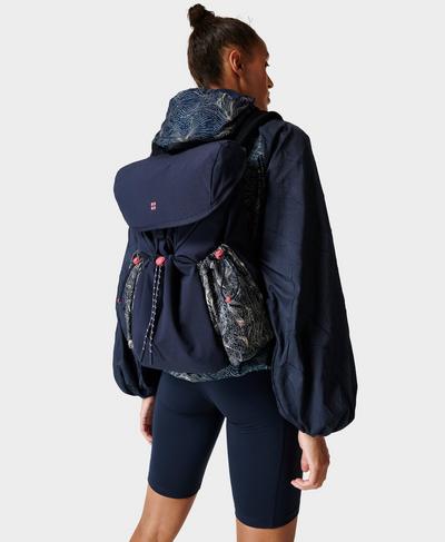 Trek Backpack, Navy Blue | Sweaty Betty