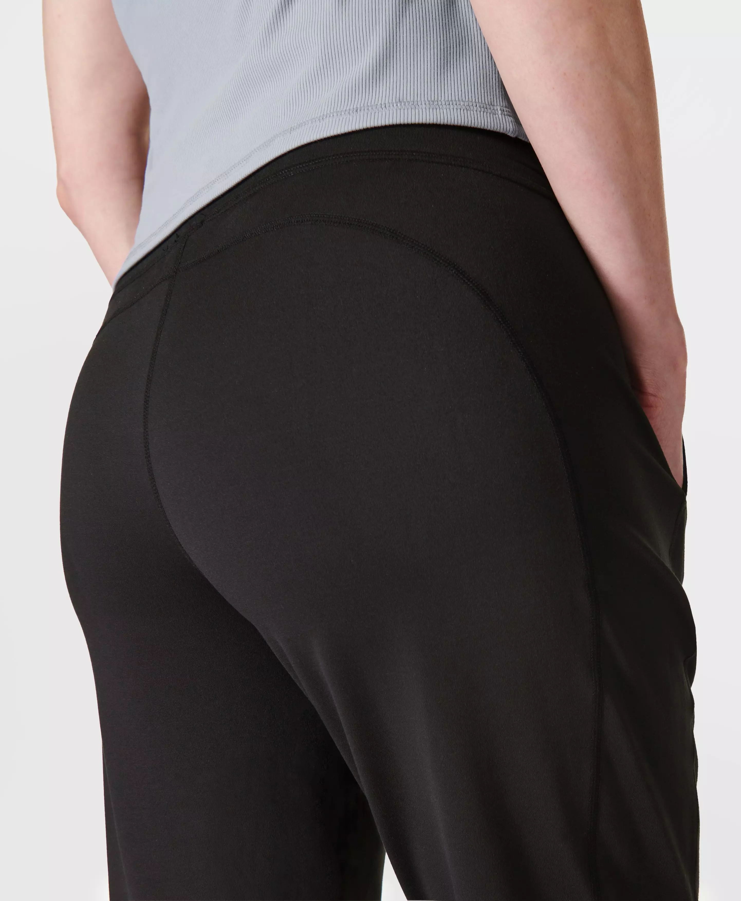 Gary Cropped Yoga Pants - black, Women's Trousers & Yoga Pants
