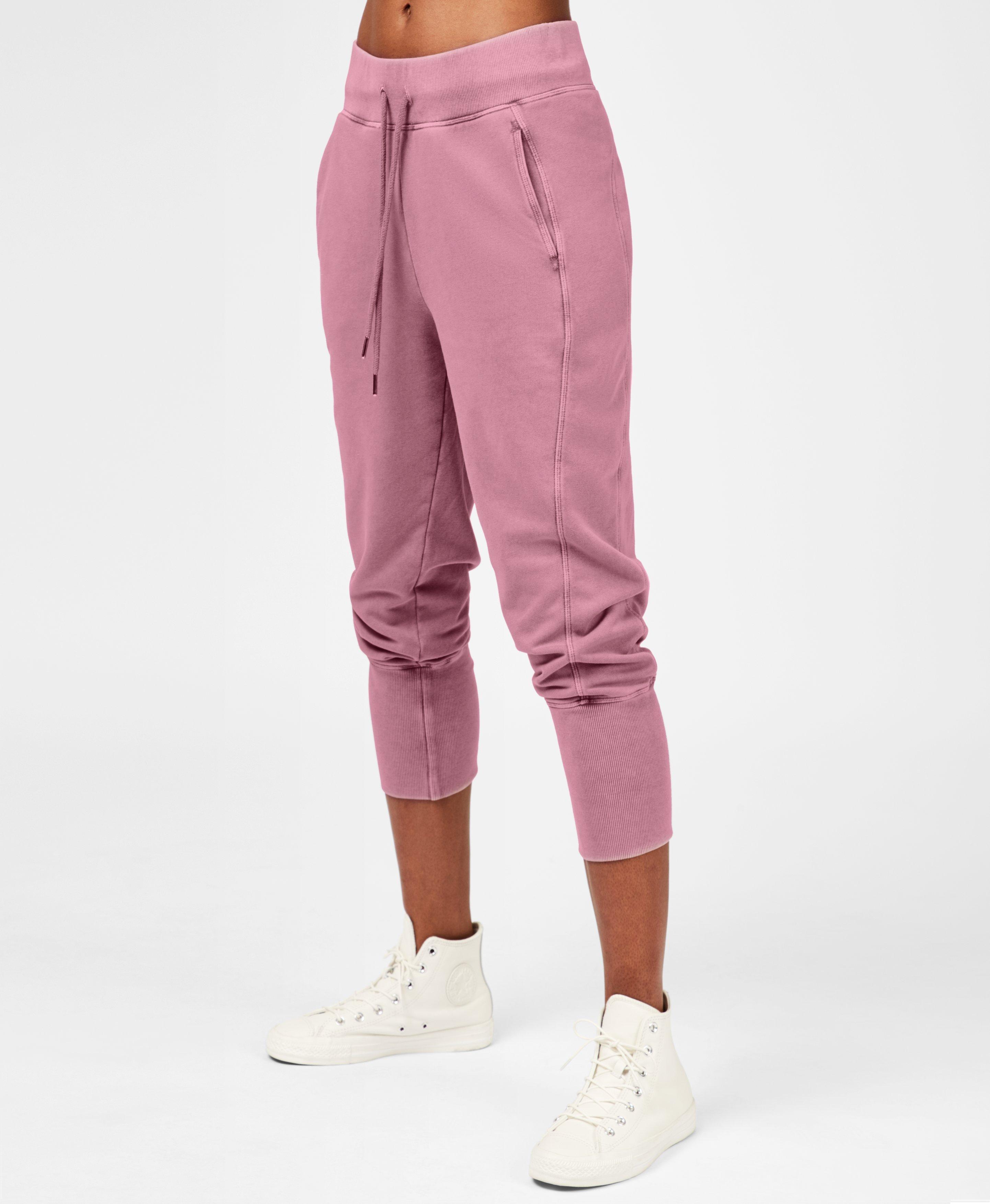 pink rose sweatpants