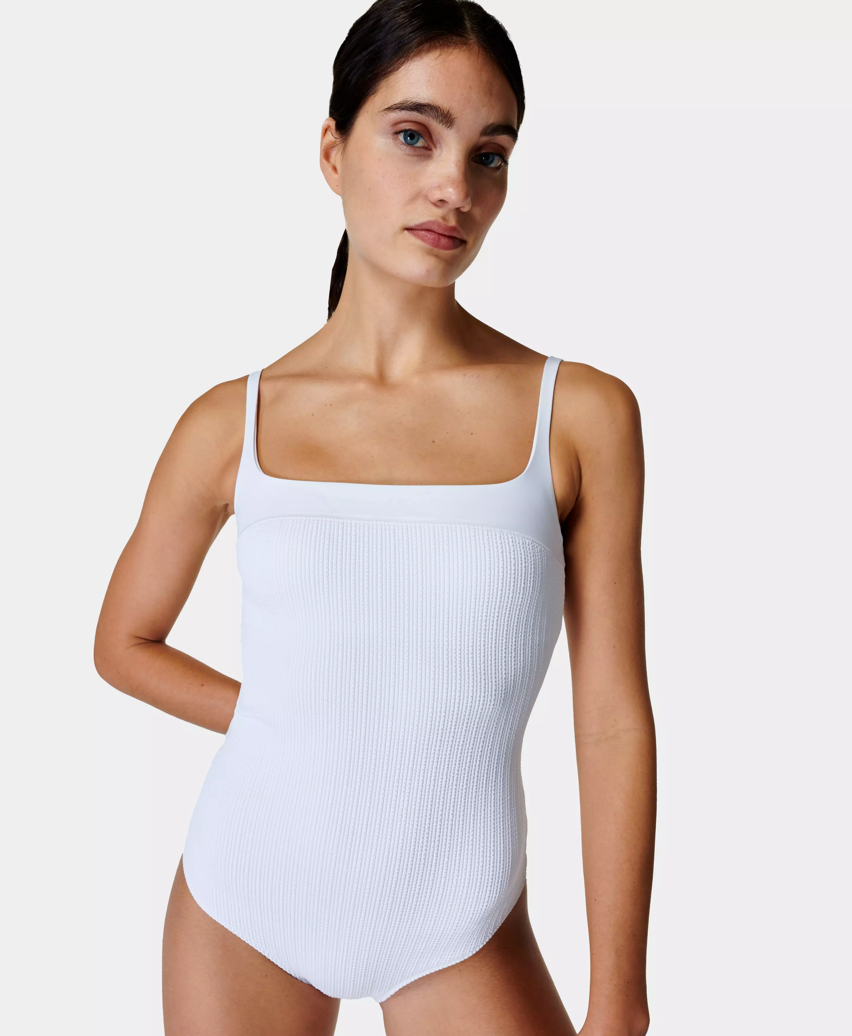 Supersoft Square Neck Bodysuit in Light Irish