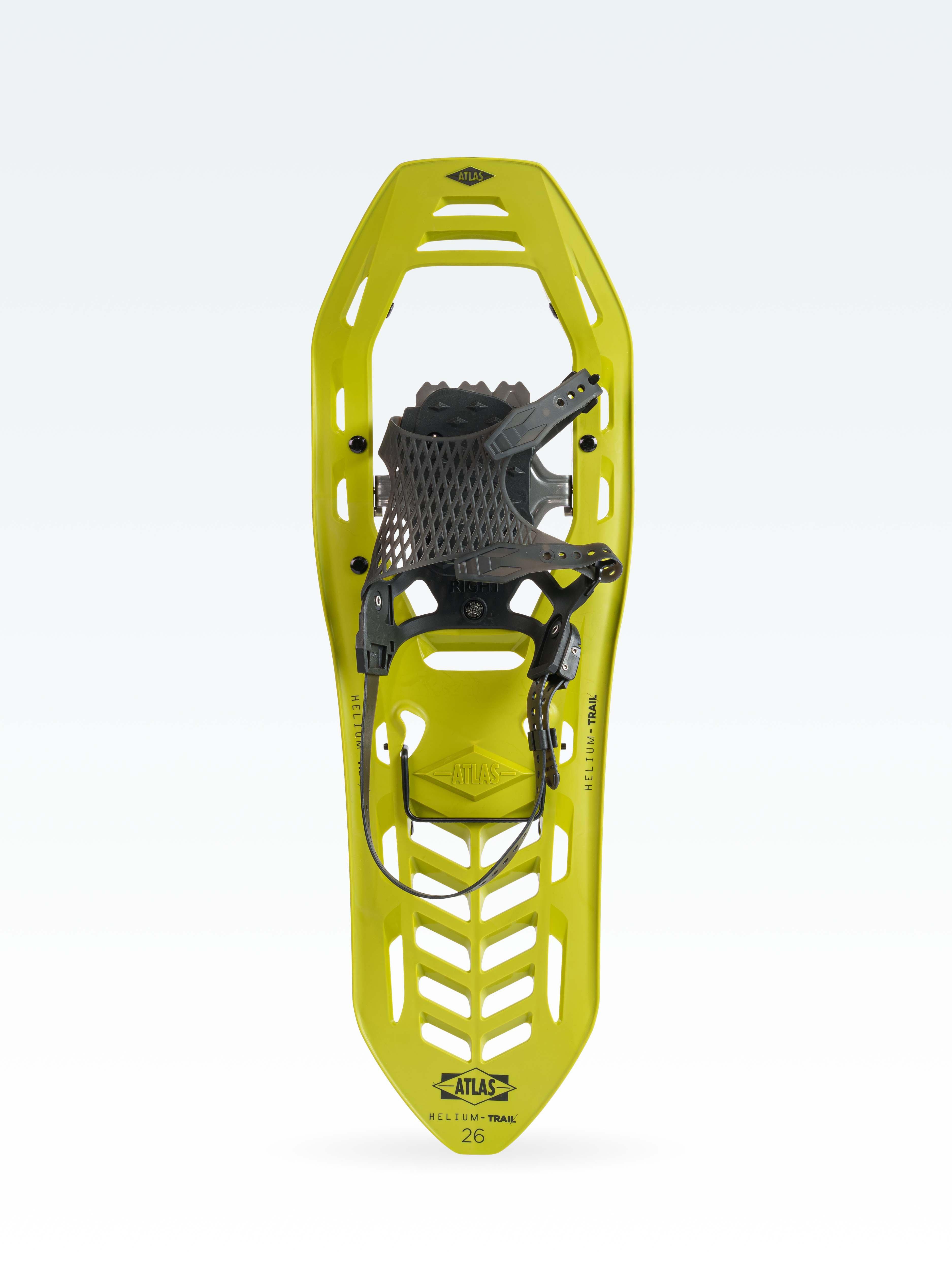メーカー公式 近畿ドットサプライAtlas Snowshoes Helium-Trail Kit, Black Bright Green, 23 
