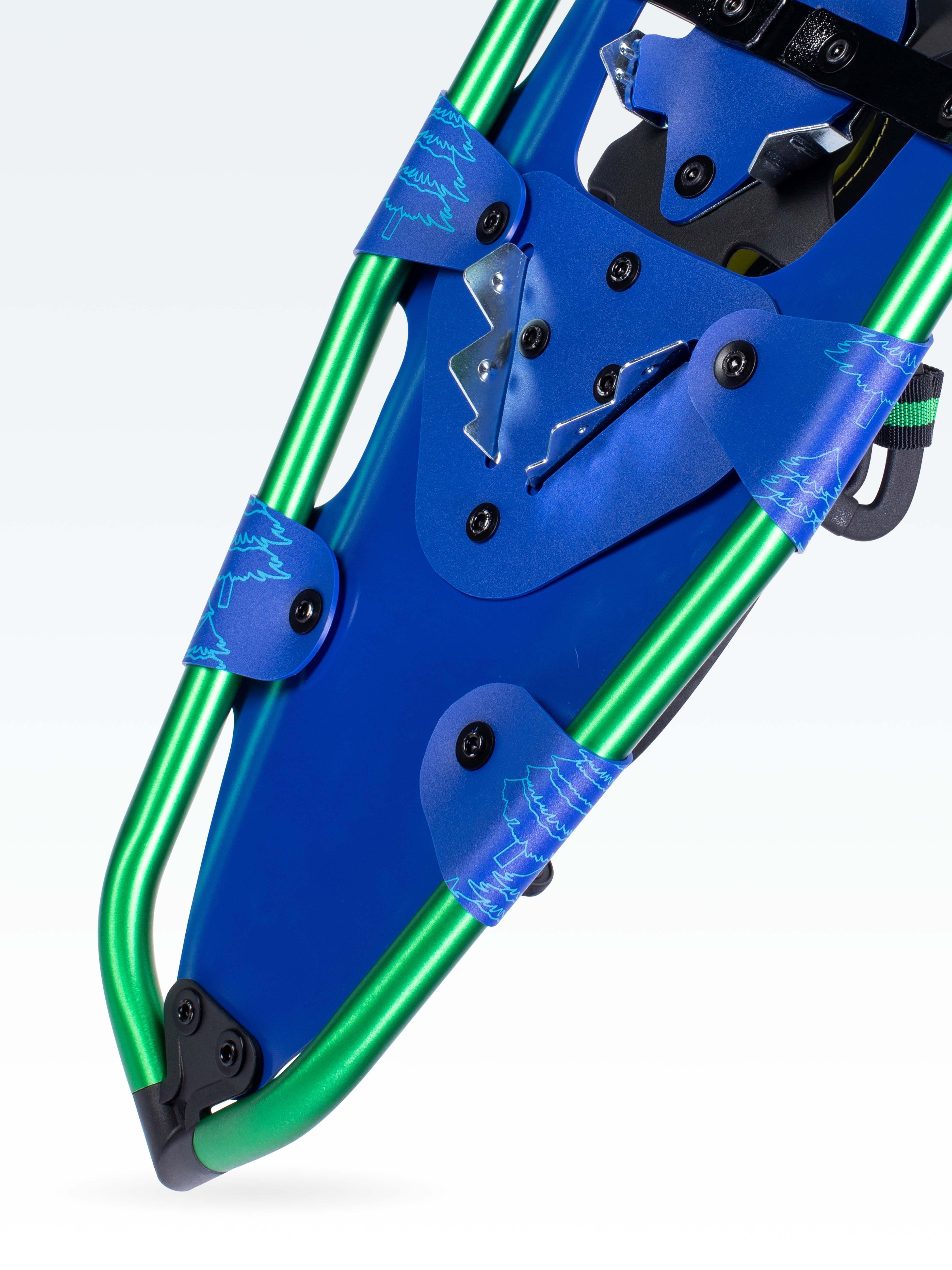 ワンピなど最旬ア！ Atlas Snowshoes Helium MTN, Black Blue, 23