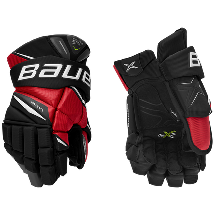 VAPOR 2X Glove Junior,Noir et rouge,moyen