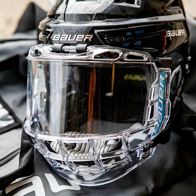SODIAL Clear Ice Hockey Helmet Visor for Hockey Eye Protection 