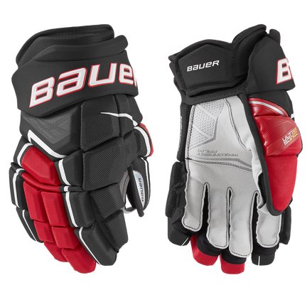 SUPREME ULTRASONIC Glove Senior,Черный с красным,Размер M