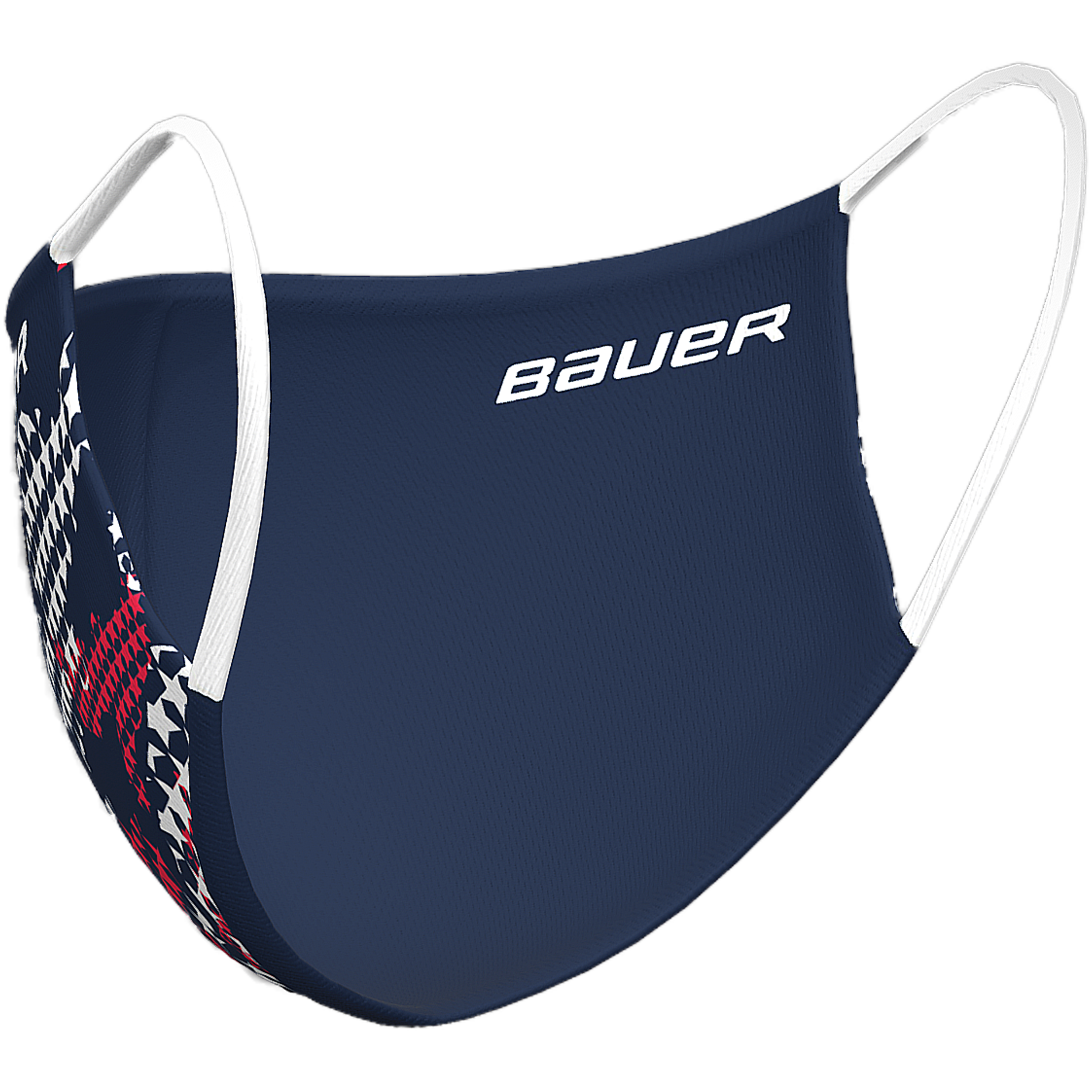 Bauer Reversible Fabric Face Mask Navy/Stars BAUER
