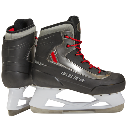 Bauer Childrens Ice Hockey Ice Skates NS Junior I 5 Sizes I Ideal for Leisure Players I Stainless Steel Blades I Comfortable Running I Easy to Put On