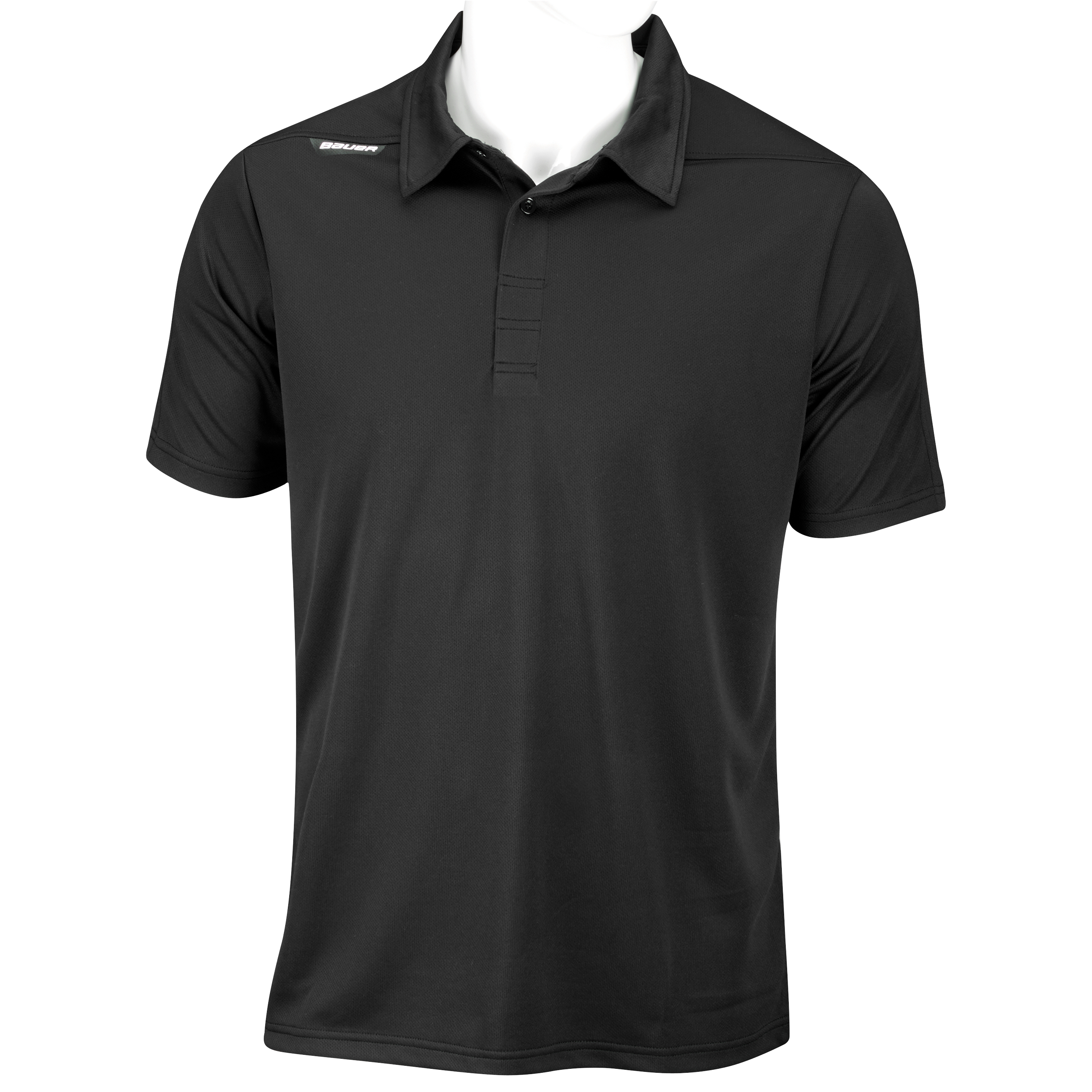 Short Sleeve Sport Polo Shirt - Black 
