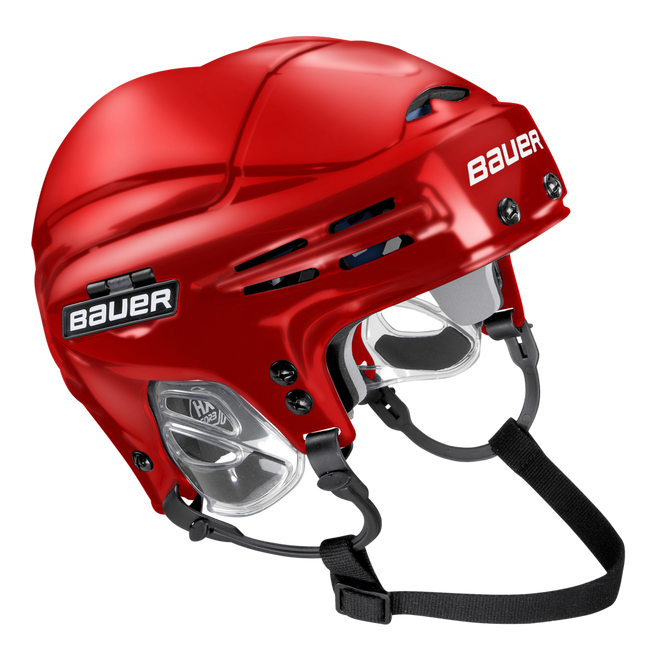 Bauer 5100 Helm mit Gitter Senior Gebraucht ROT 