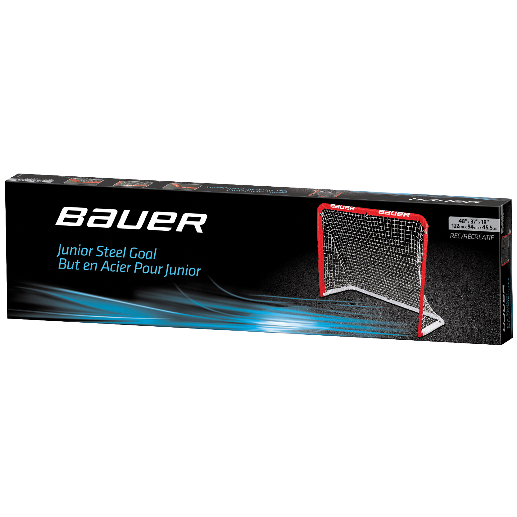 Ice Hockey 48 x 37Inch Bauer Street Hockey Junior Recreational Steel