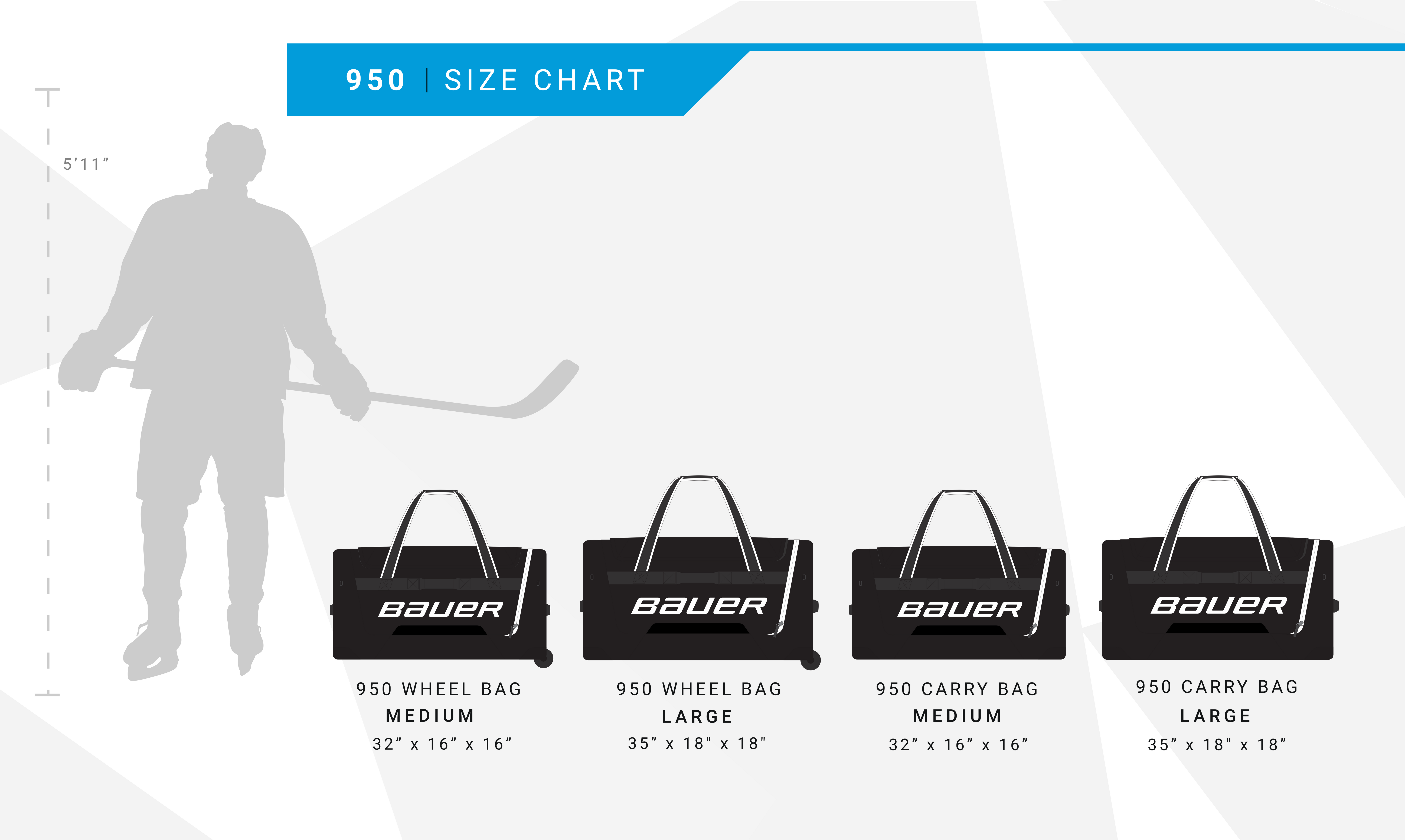 bauer 950 hockey bag