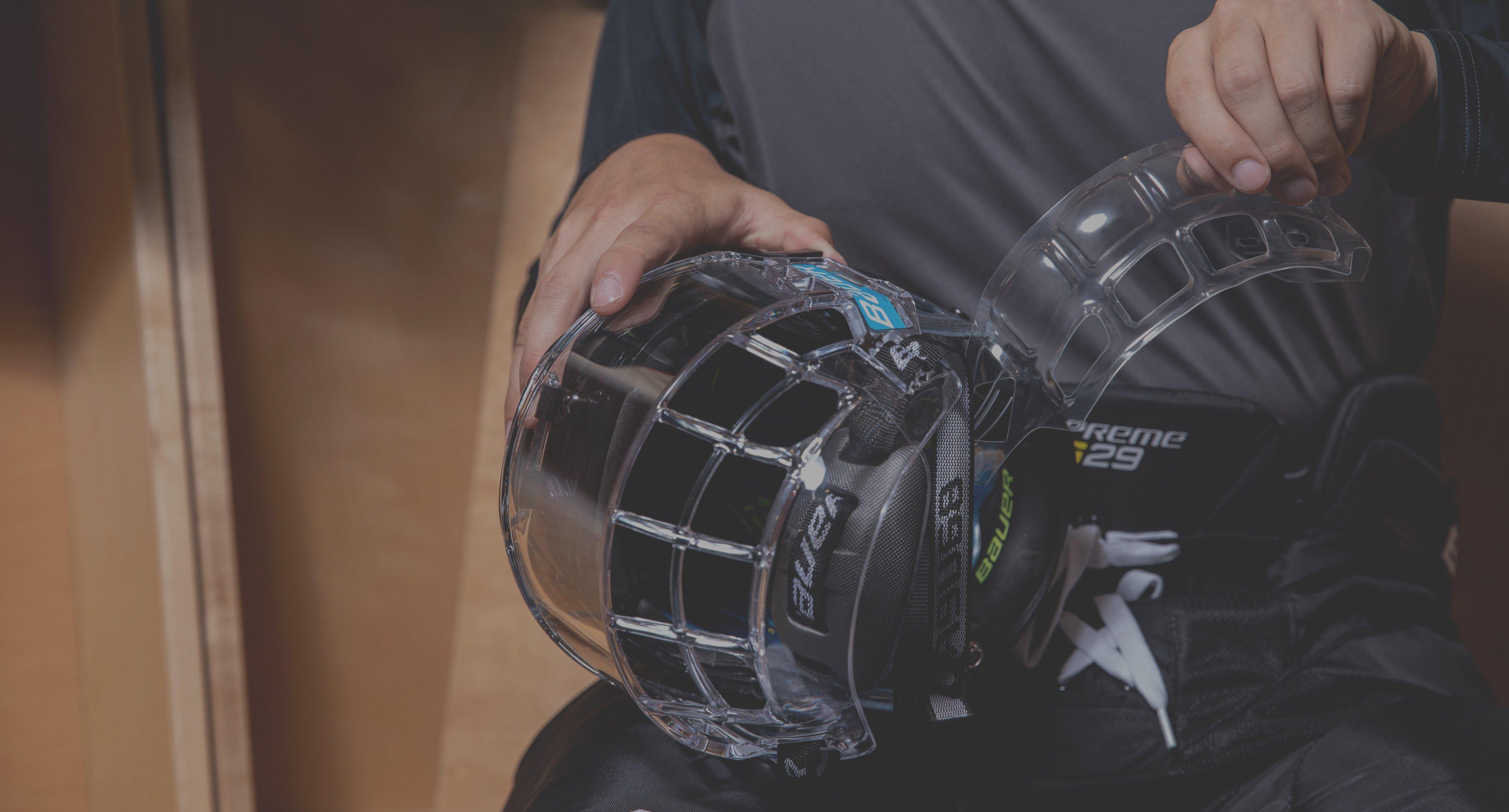 CONCEPT 3 Splash Guard The Bauer Concept 3 Splash Guard is designed