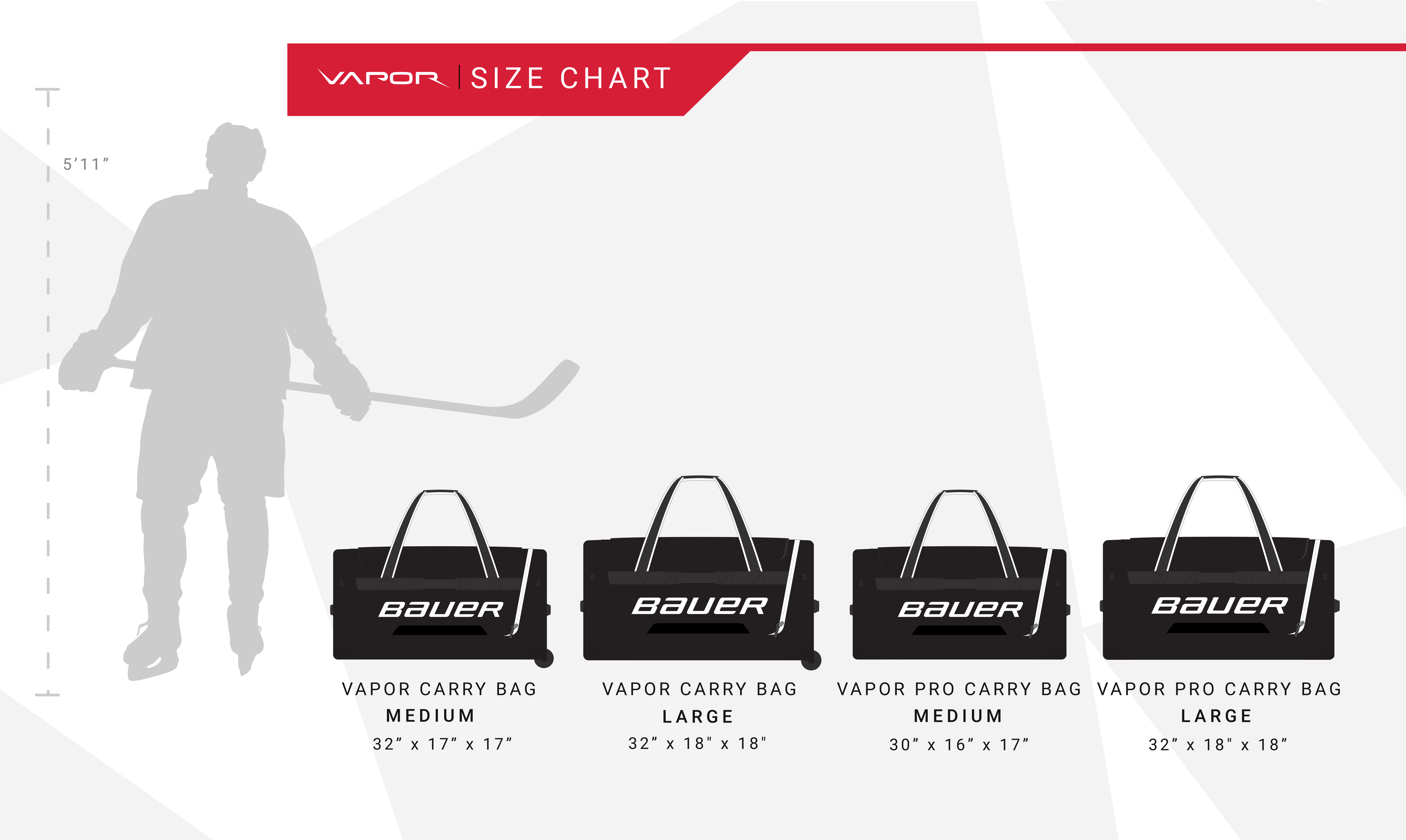 bauer vapor pro duffle bag