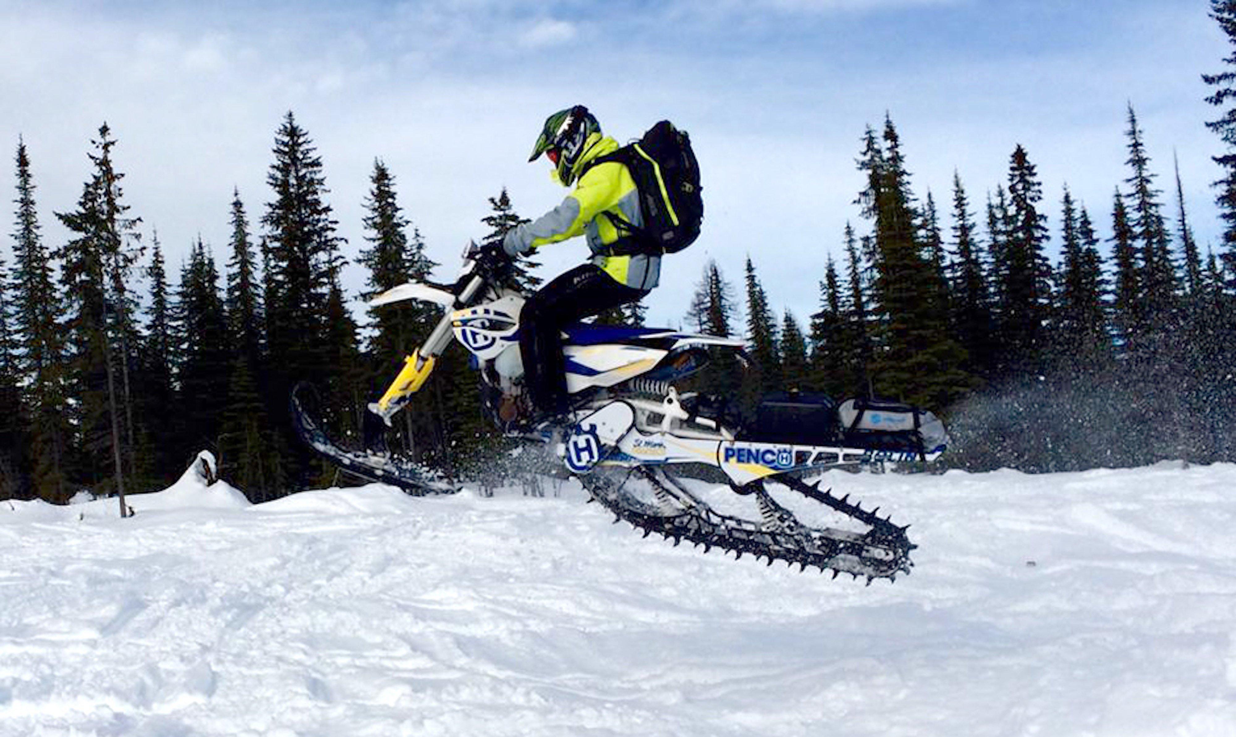 snow biking