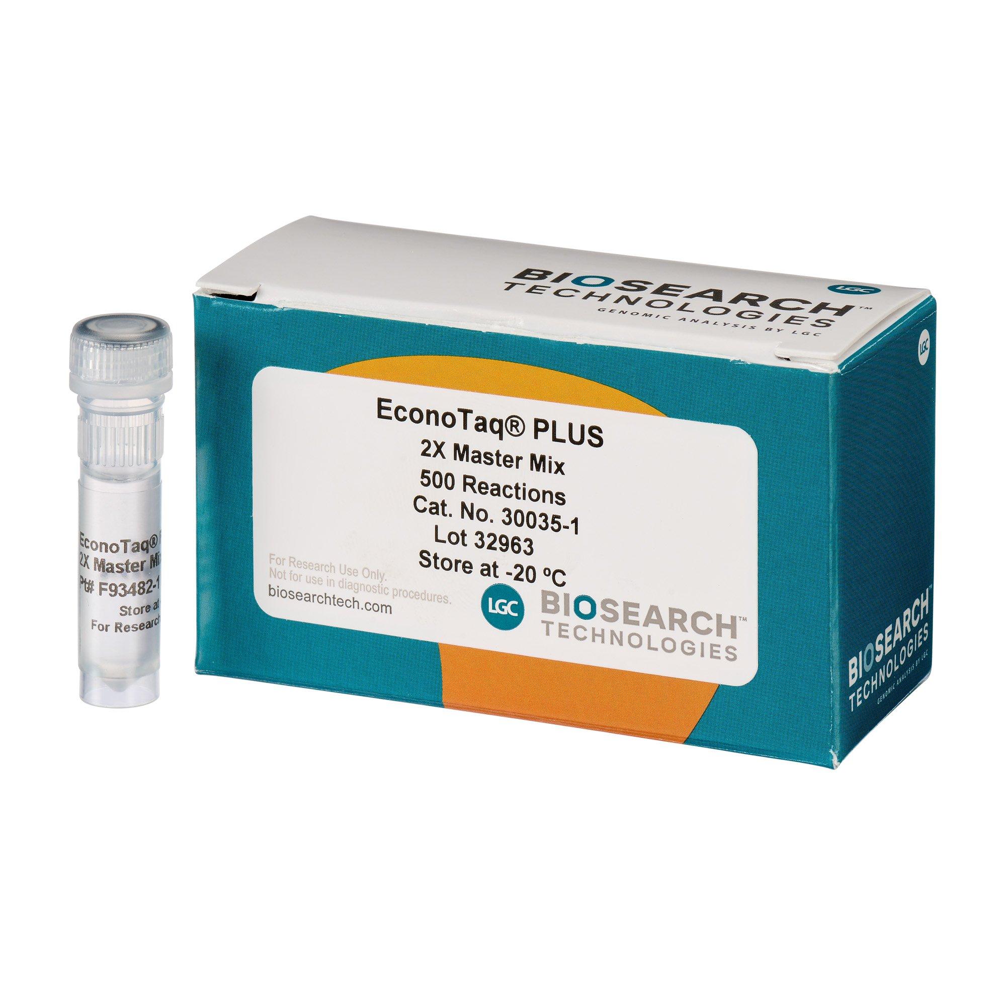 EconoTaq PLUS 2X Master Mix, 500 x 50 µL reactions without tracking dye