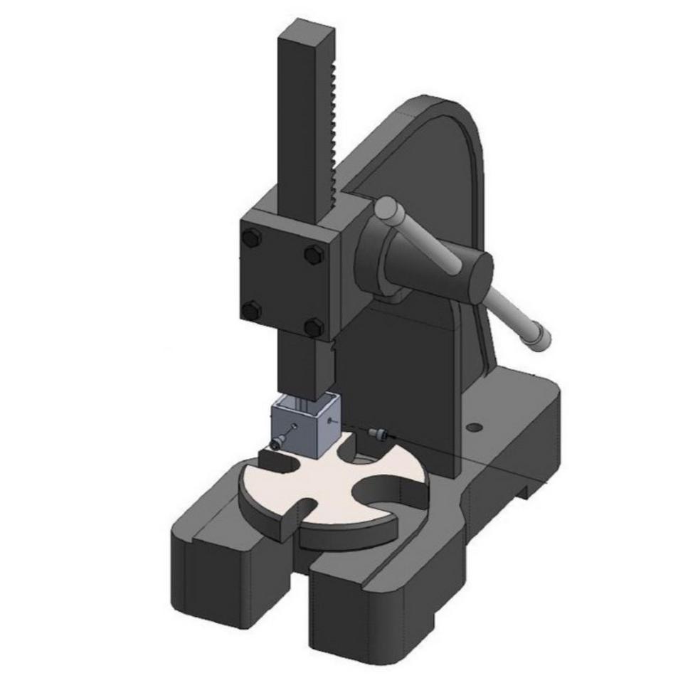 Column Press with Tooling