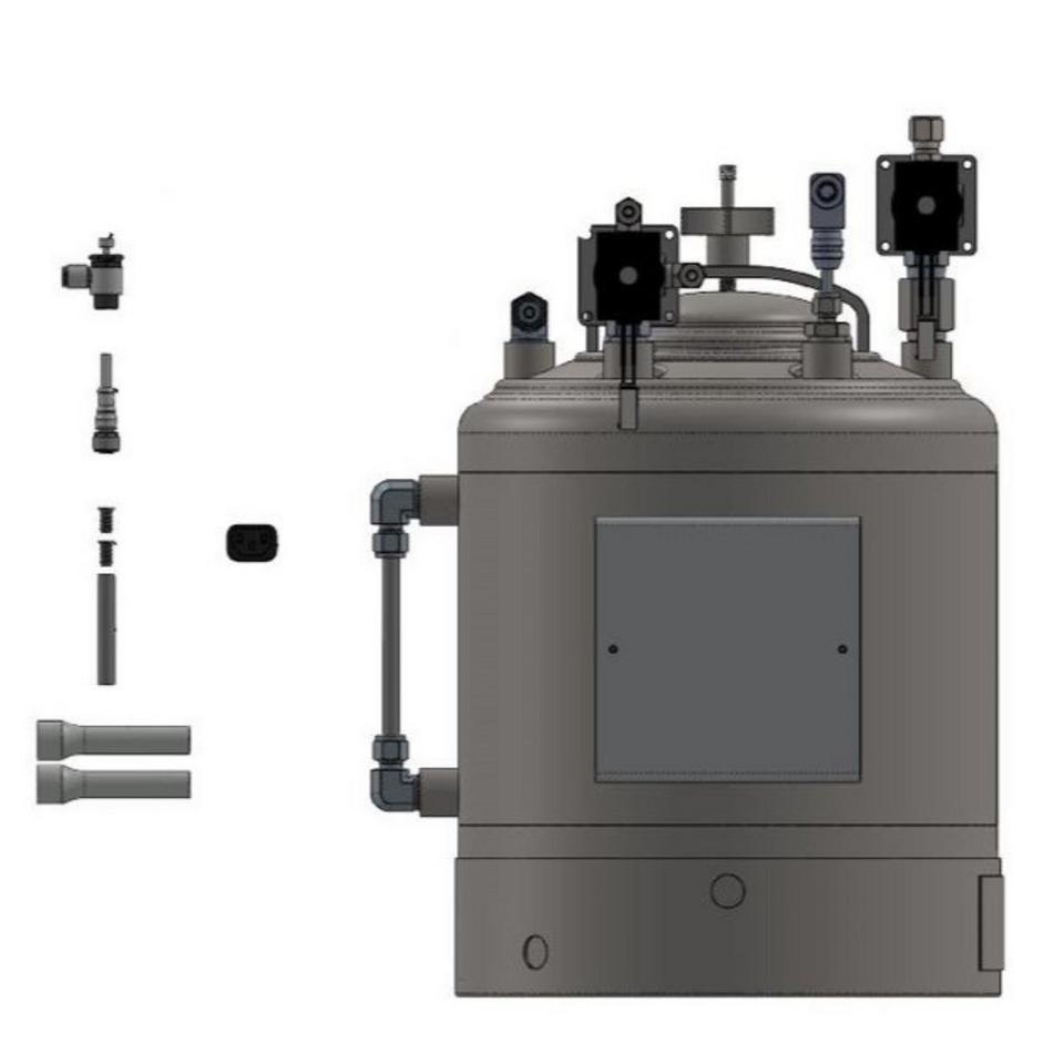 Complete 20L M6/12 Stand Alone Auto Waste