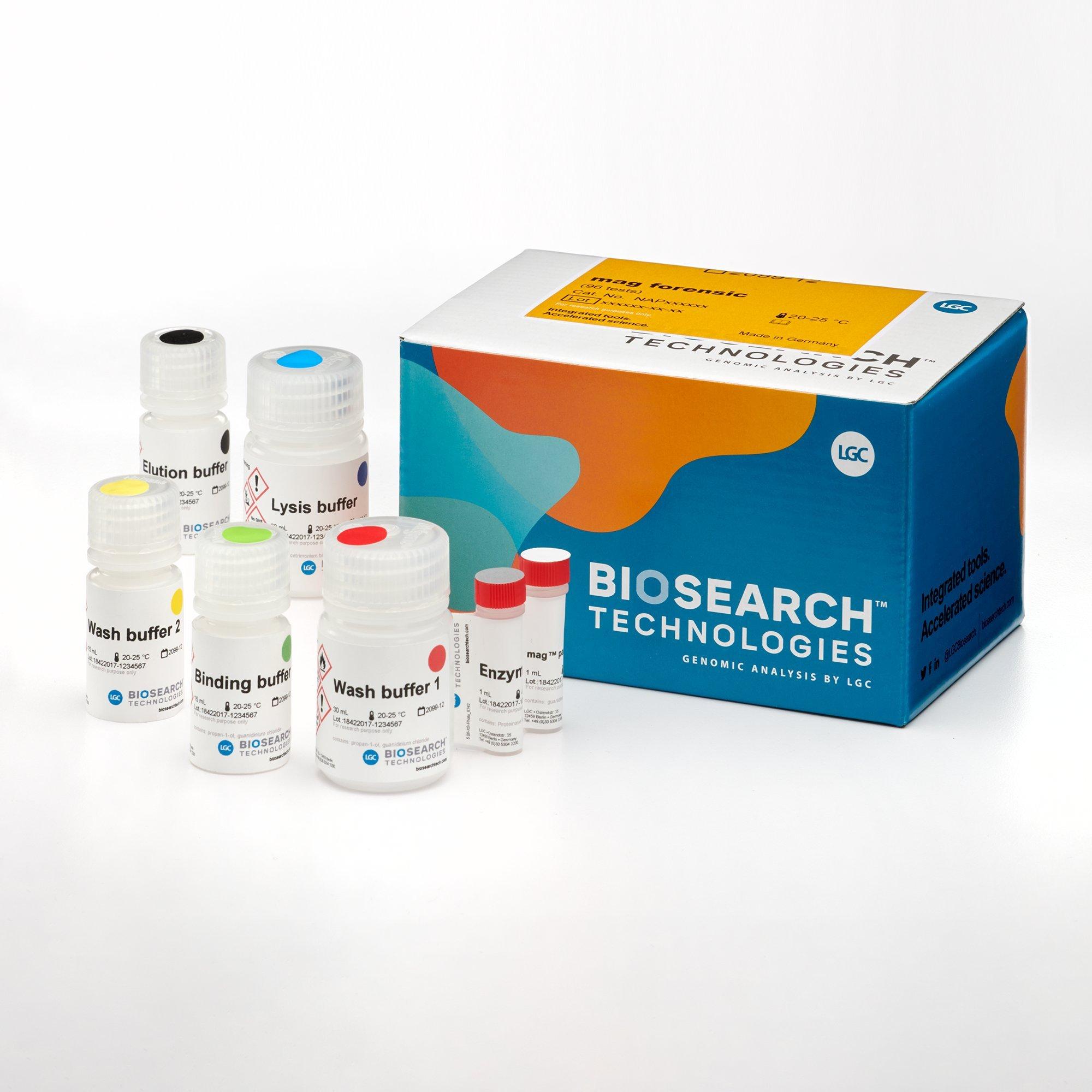 Kleargene 96 Deep Well DNA extraction plates, no buffers