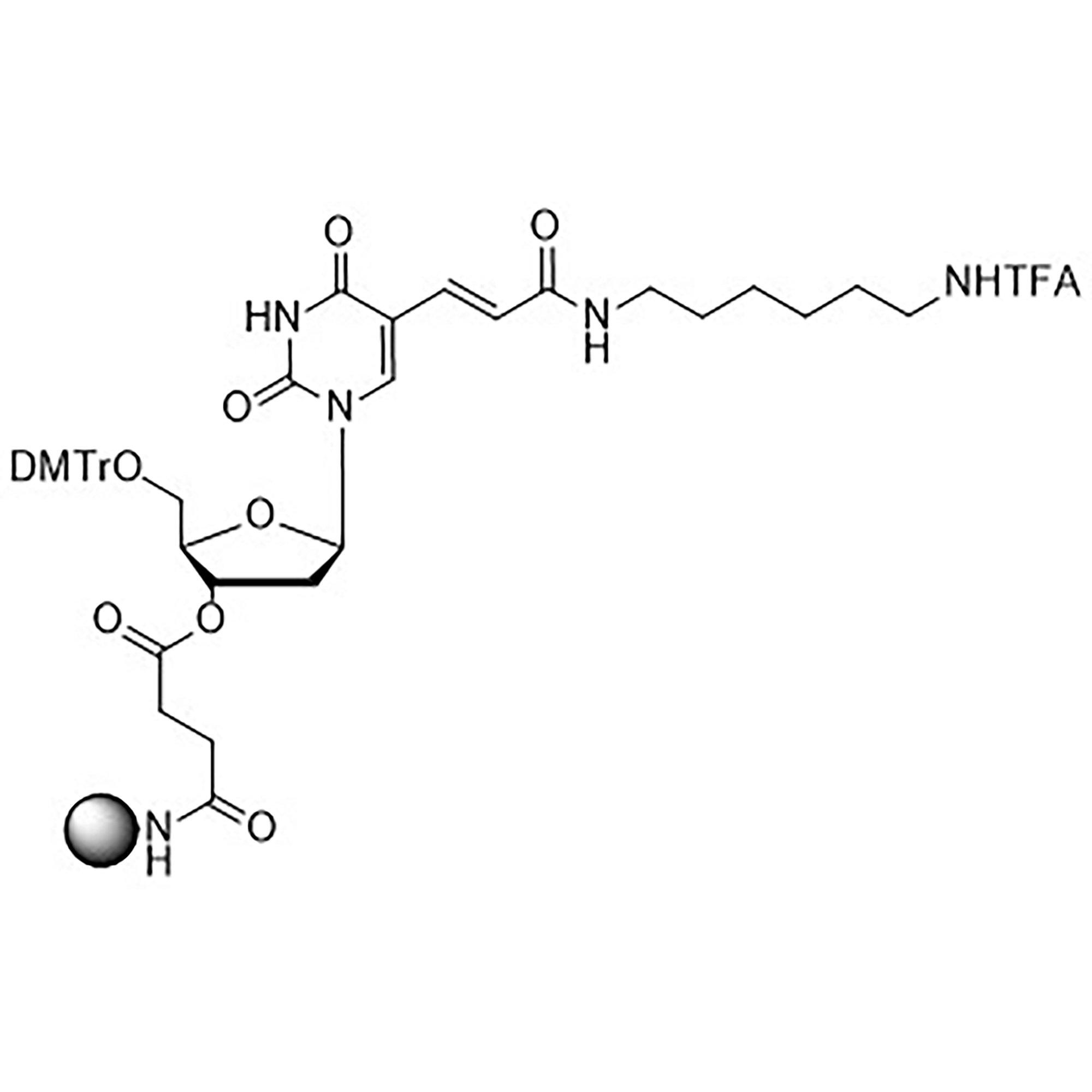 5'-DMT-T(C6 Amino)-Succinate CPG (5'-DMT-T(Hexyl-NH-TFA)-Suc-CPG)